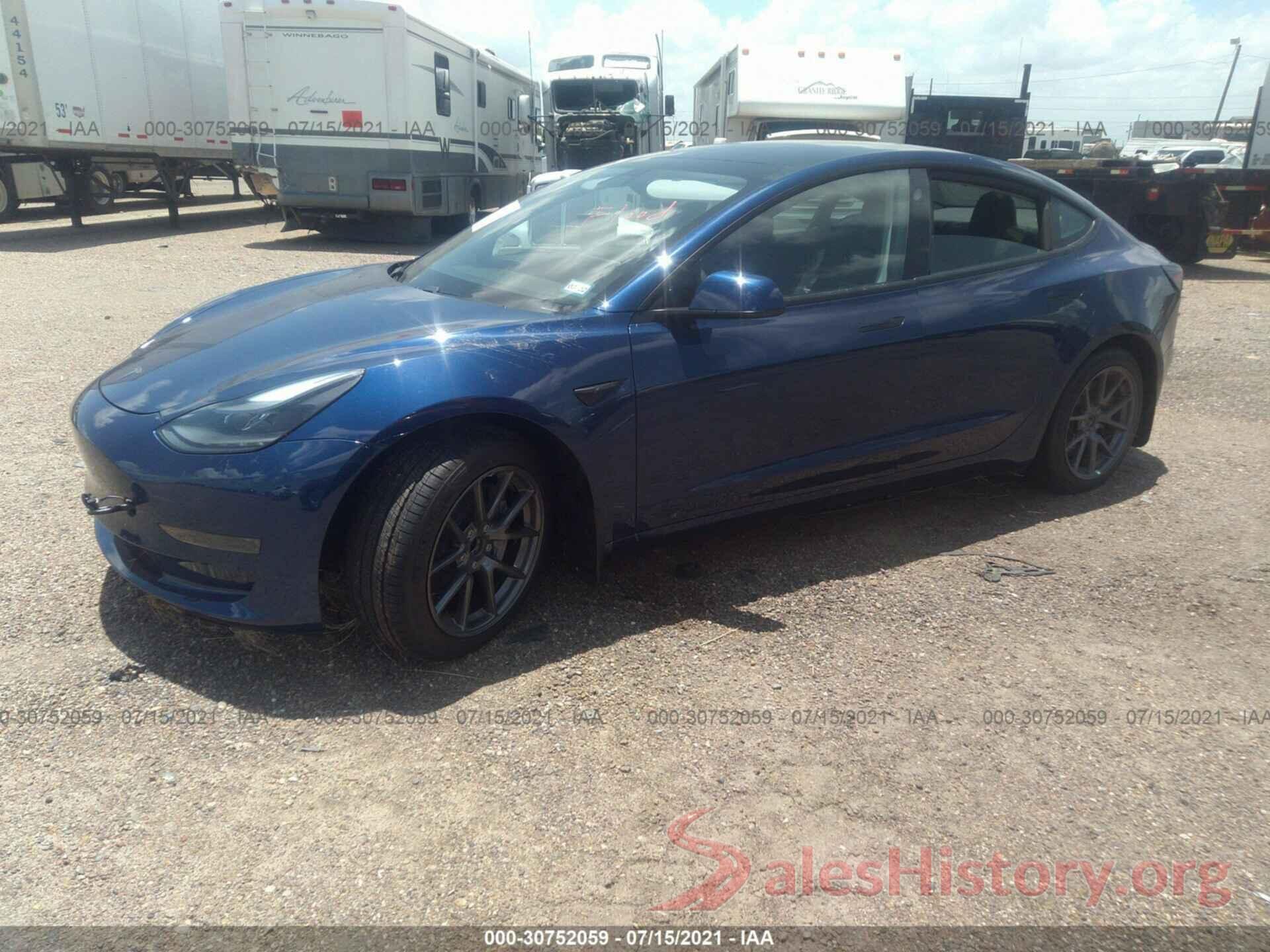 5YJ3E1EA6MF921314 2021 TESLA MODEL 3