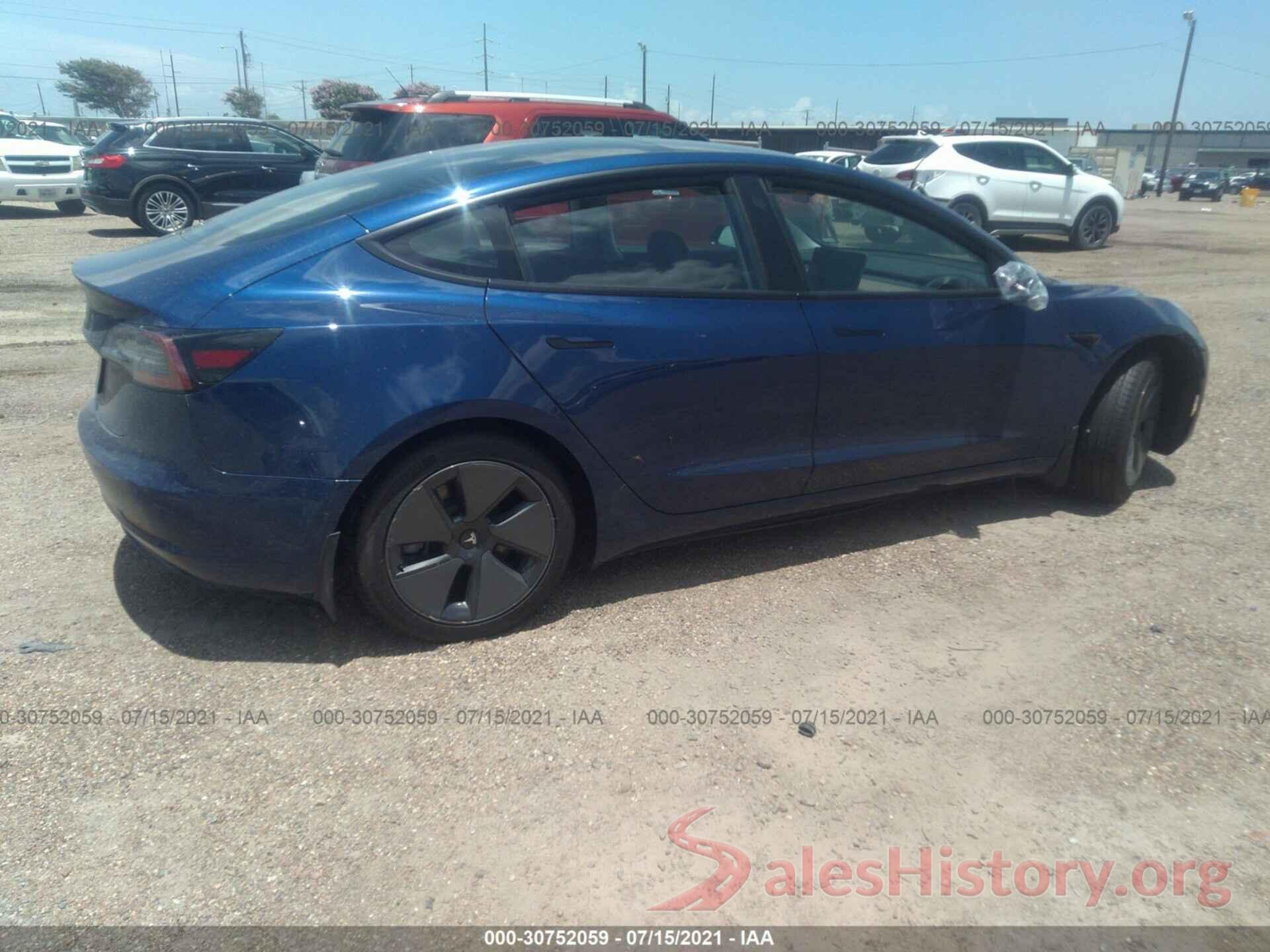 5YJ3E1EA6MF921314 2021 TESLA MODEL 3