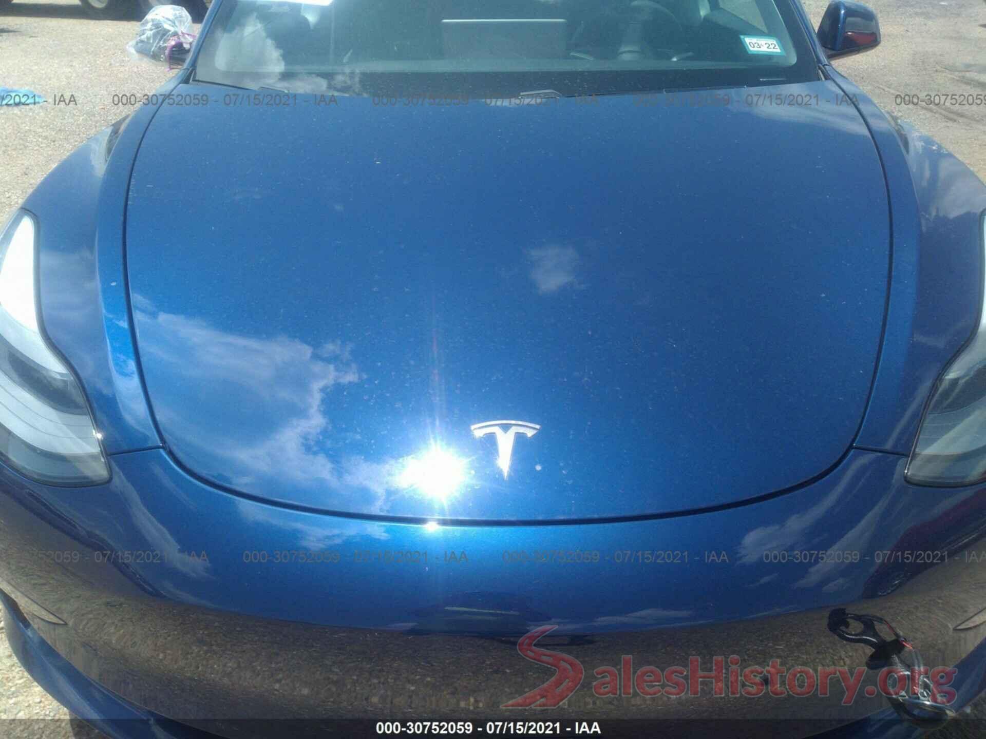 5YJ3E1EA6MF921314 2021 TESLA MODEL 3