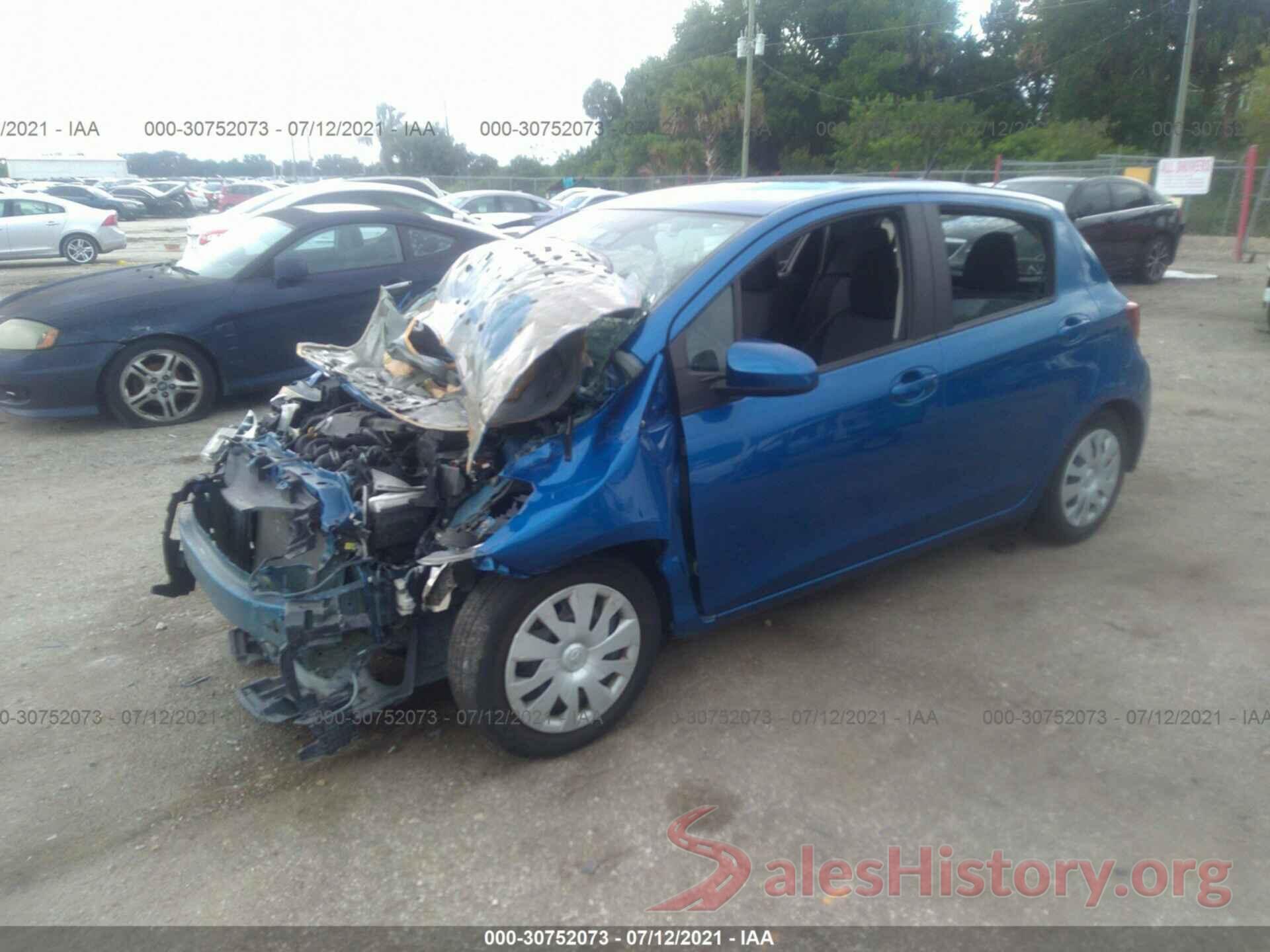 VNKKTUD35HA075690 2017 TOYOTA YARIS