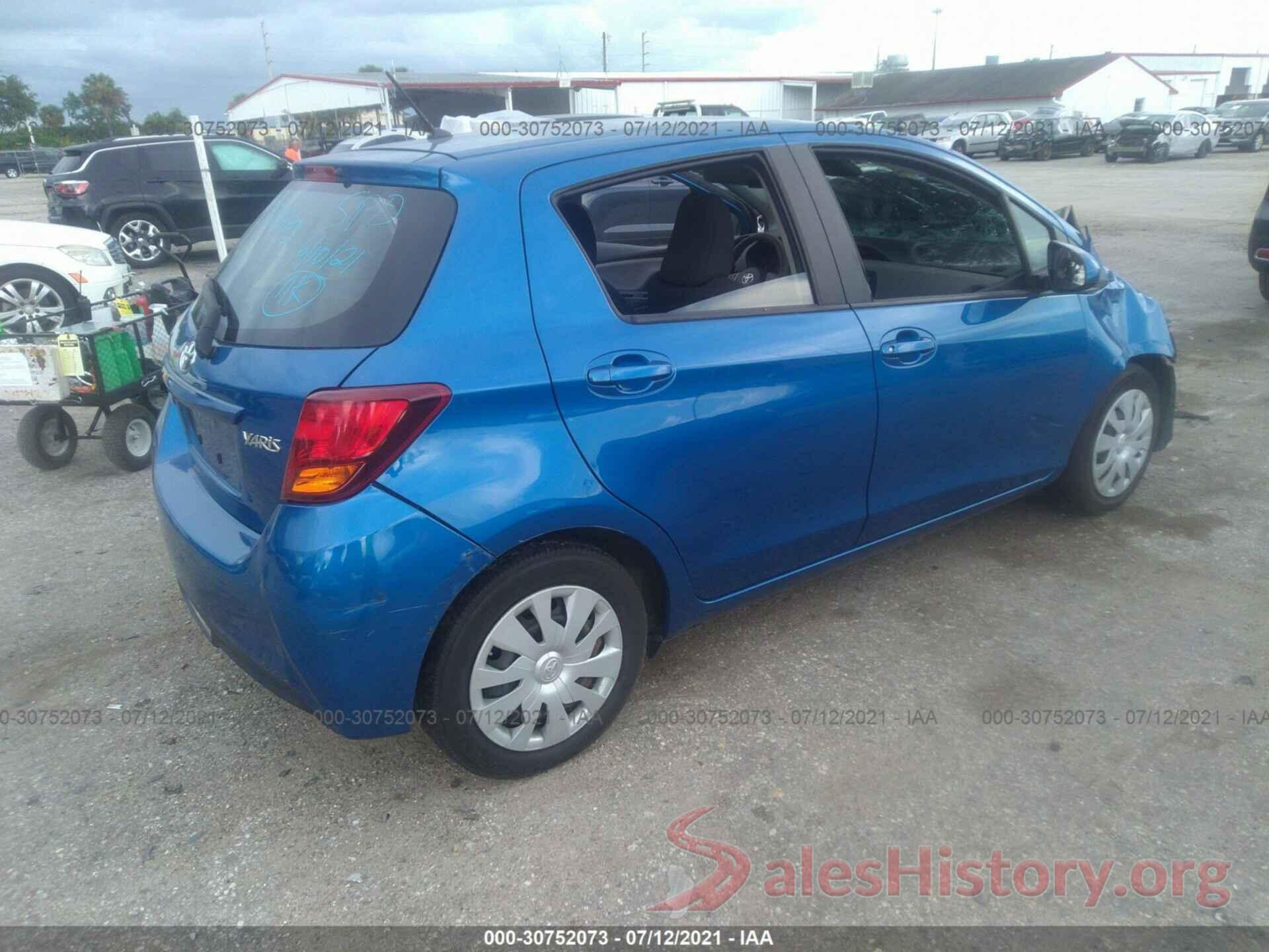 VNKKTUD35HA075690 2017 TOYOTA YARIS