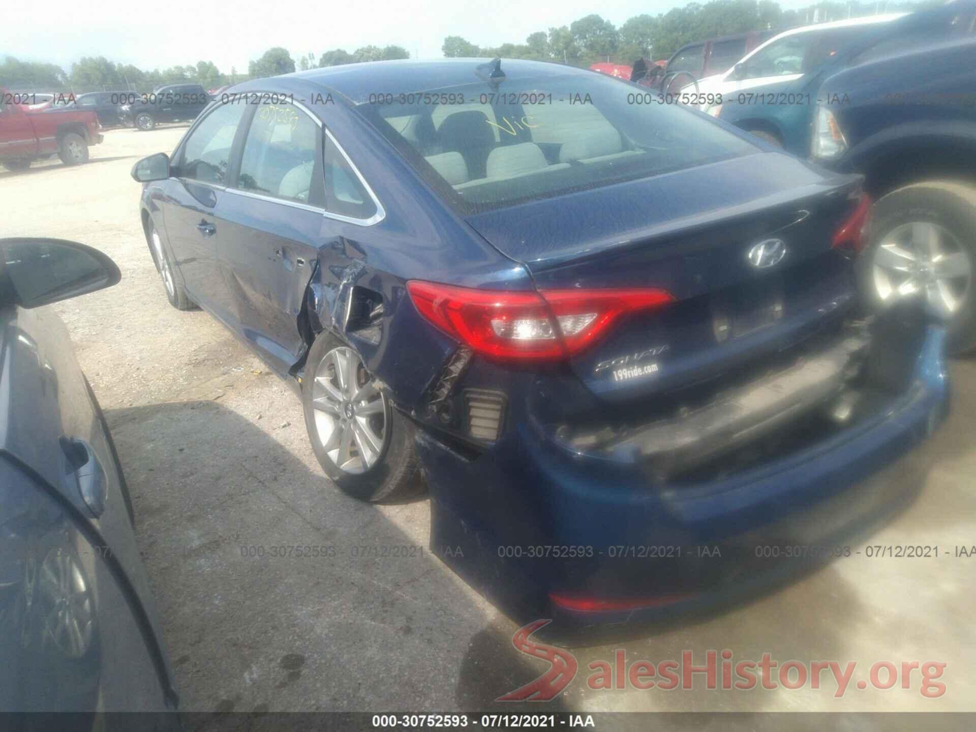 5NPE24AFXHH543915 2017 HYUNDAI SONATA