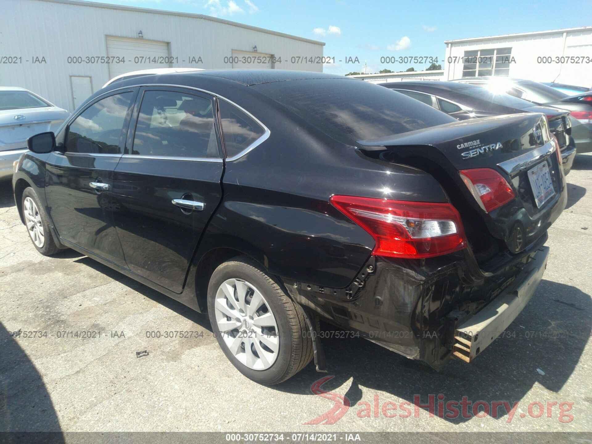 3N1AB7AP0KY257092 2019 NISSAN SENTRA