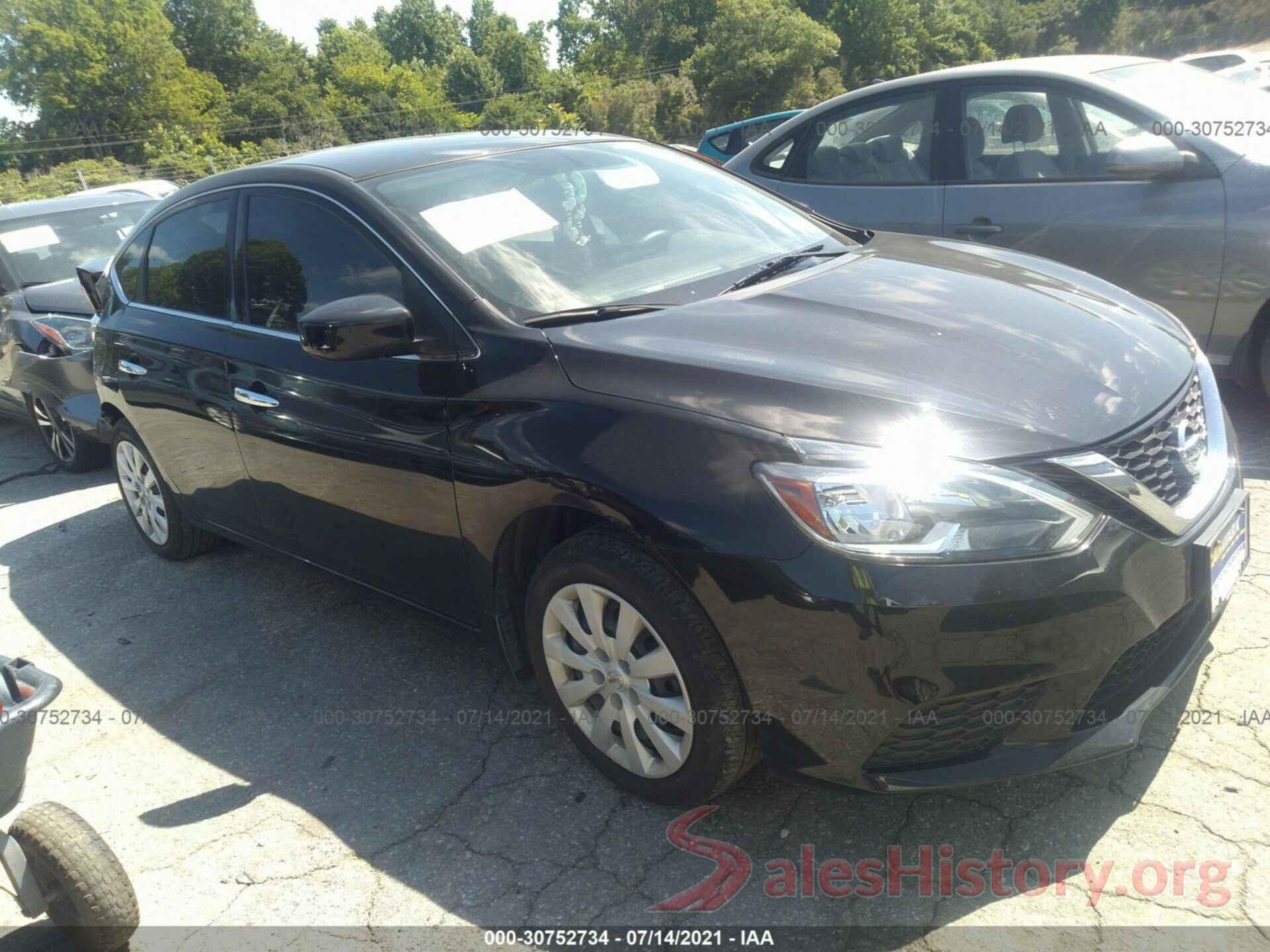 3N1AB7AP0KY257092 2019 NISSAN SENTRA