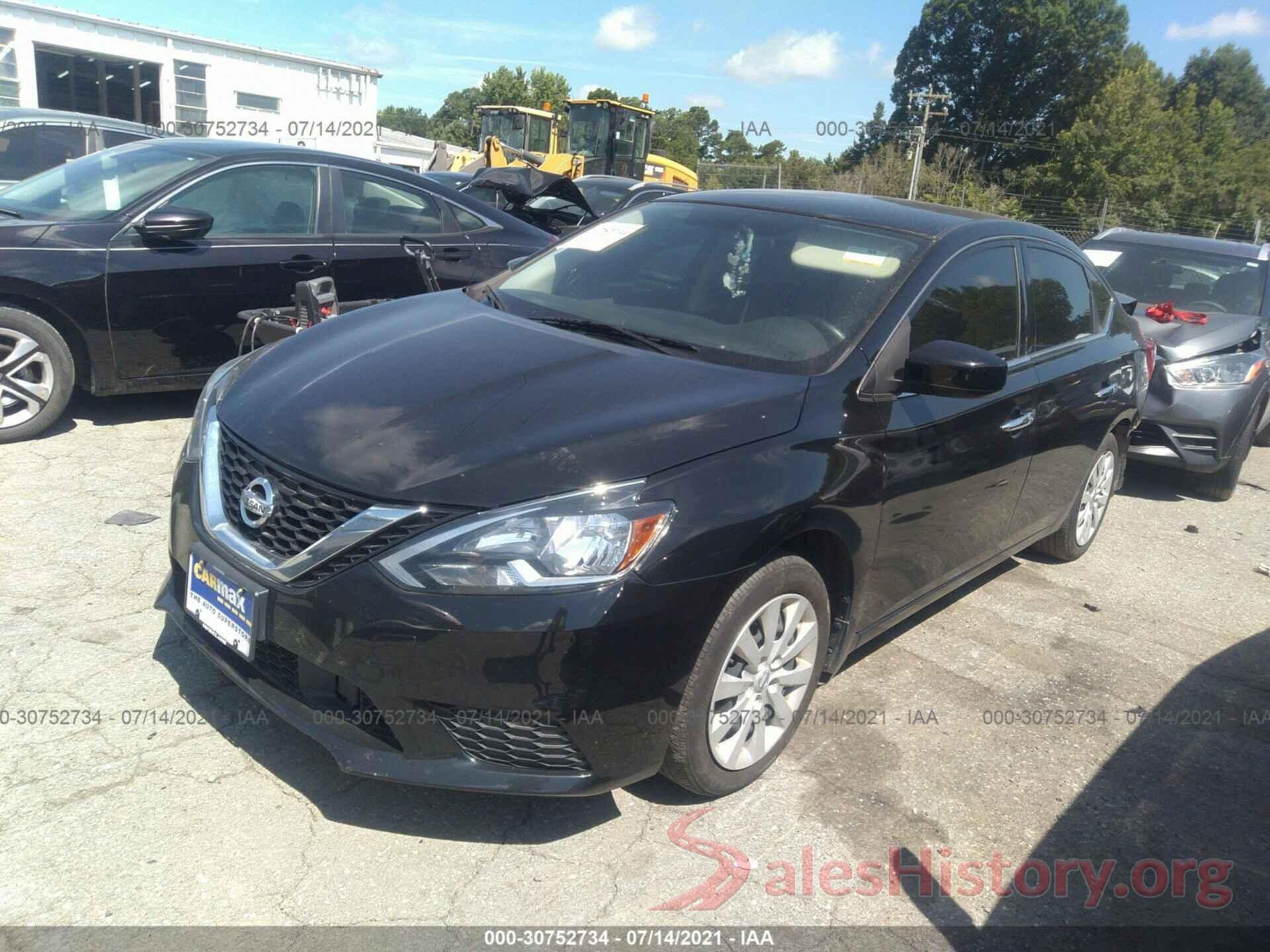 3N1AB7AP0KY257092 2019 NISSAN SENTRA