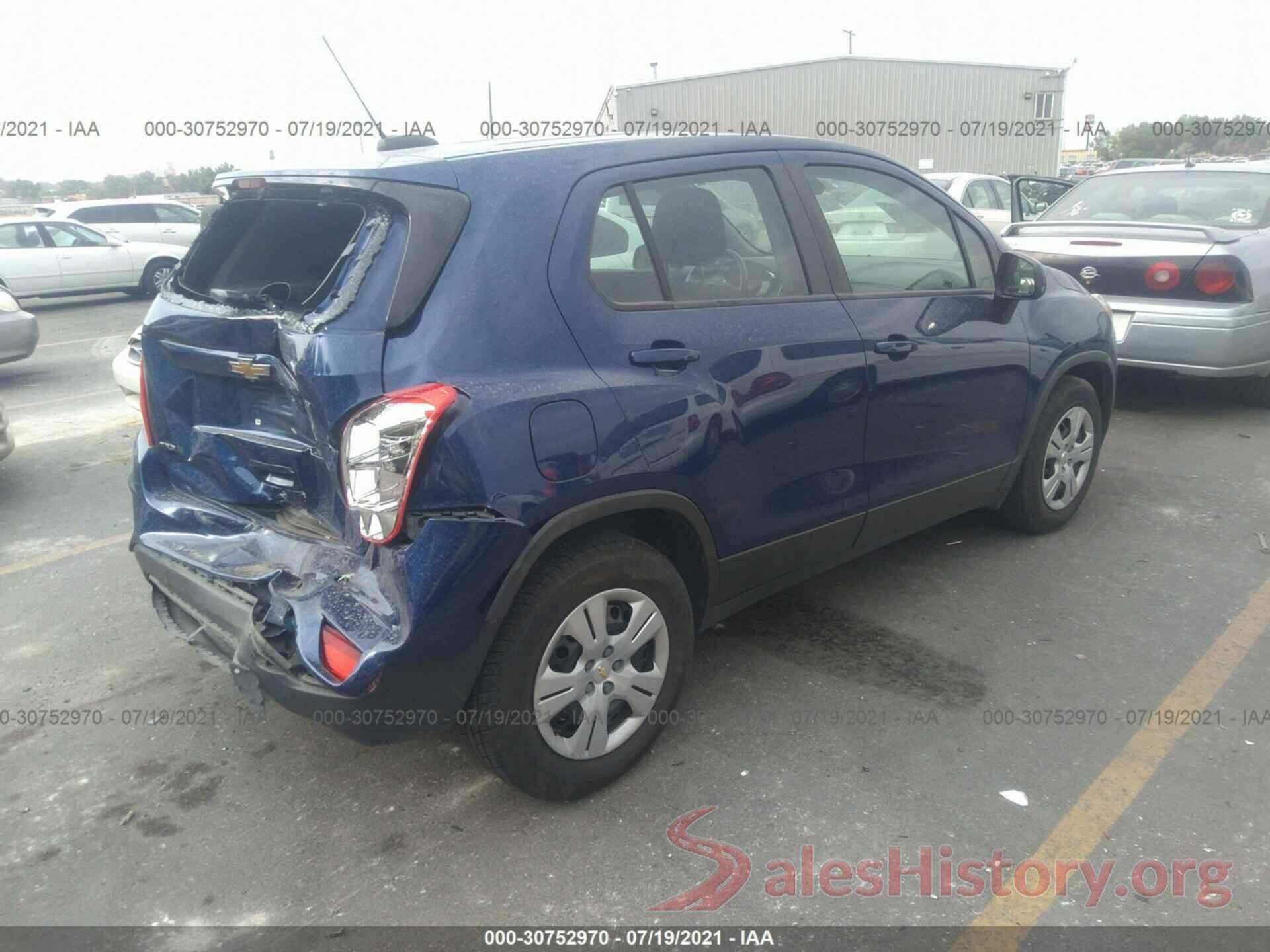 3GNCJKSB2HL180401 2017 CHEVROLET TRAX