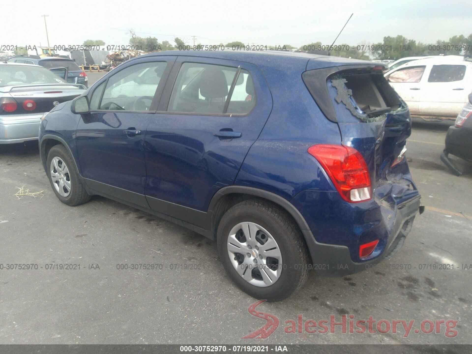 3GNCJKSB2HL180401 2017 CHEVROLET TRAX