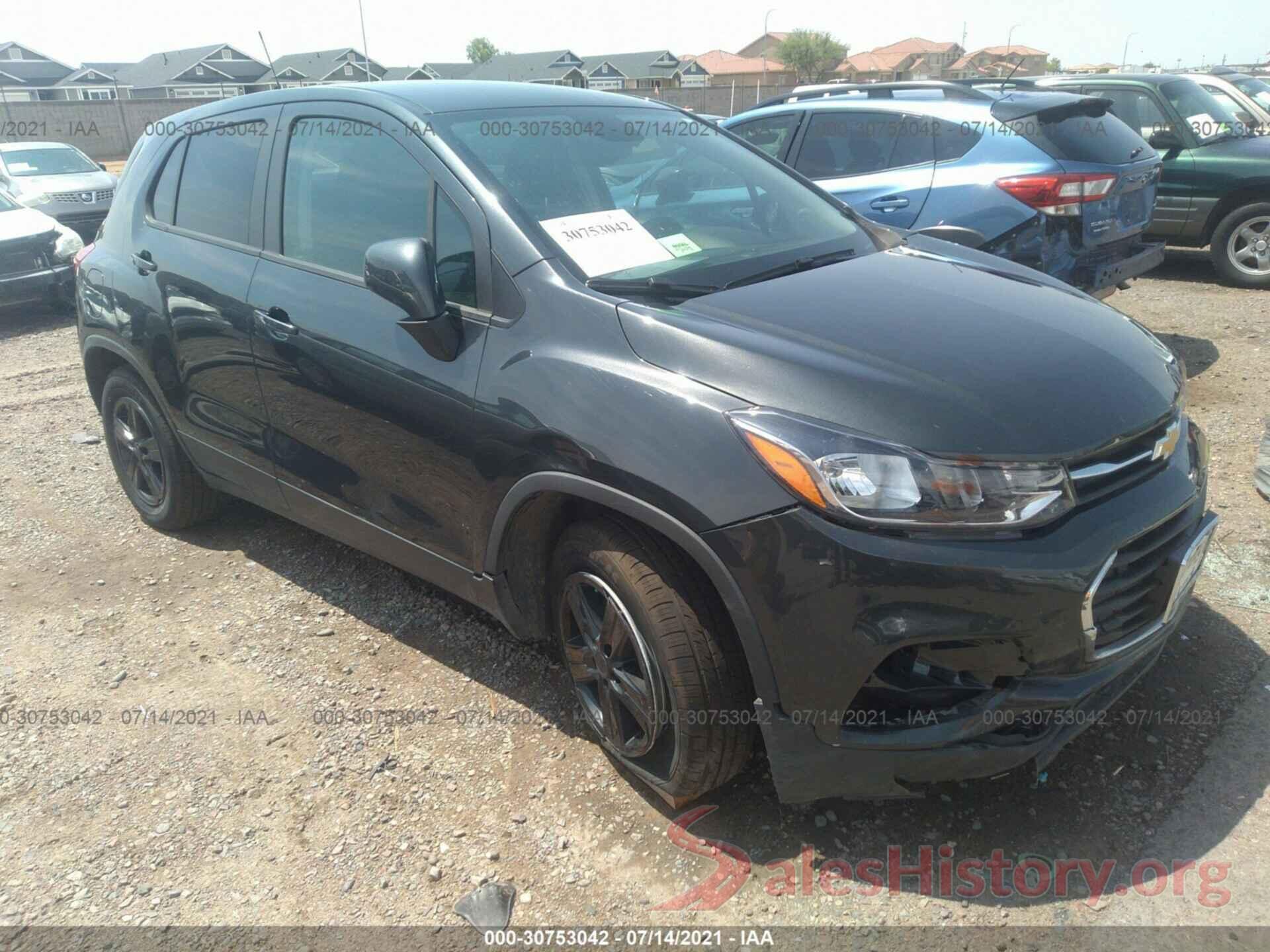 3GNCJKSB0KL240909 2019 CHEVROLET TRAX