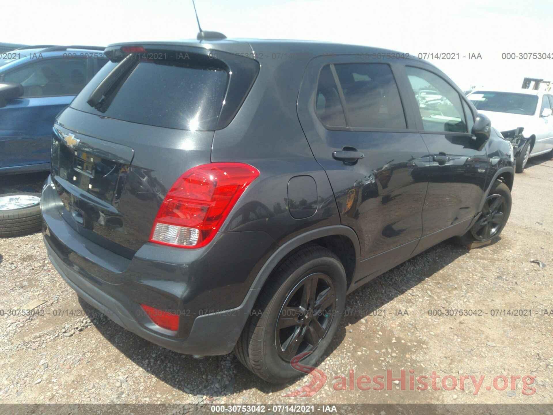 3GNCJKSB0KL240909 2019 CHEVROLET TRAX