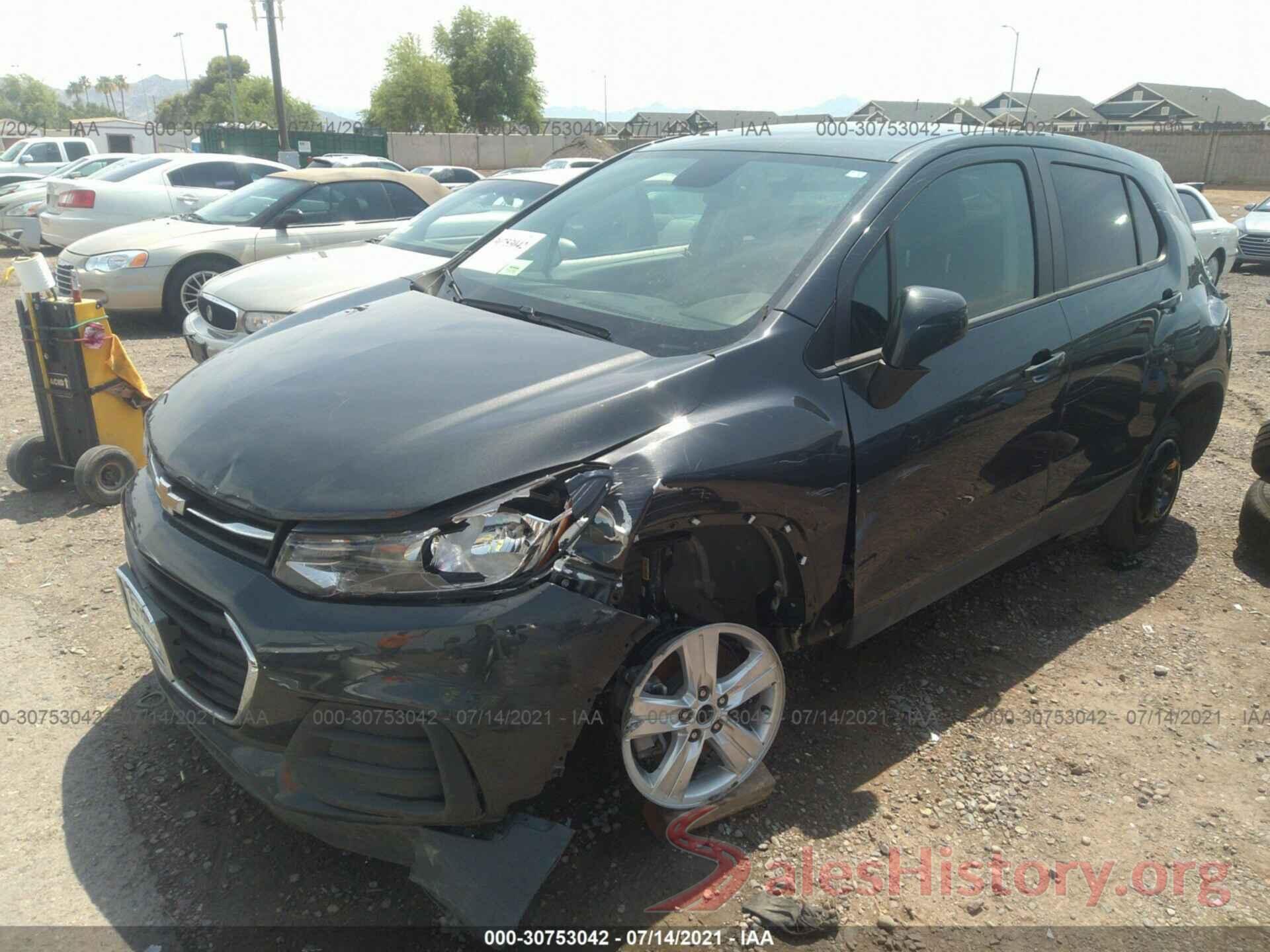 3GNCJKSB0KL240909 2019 CHEVROLET TRAX