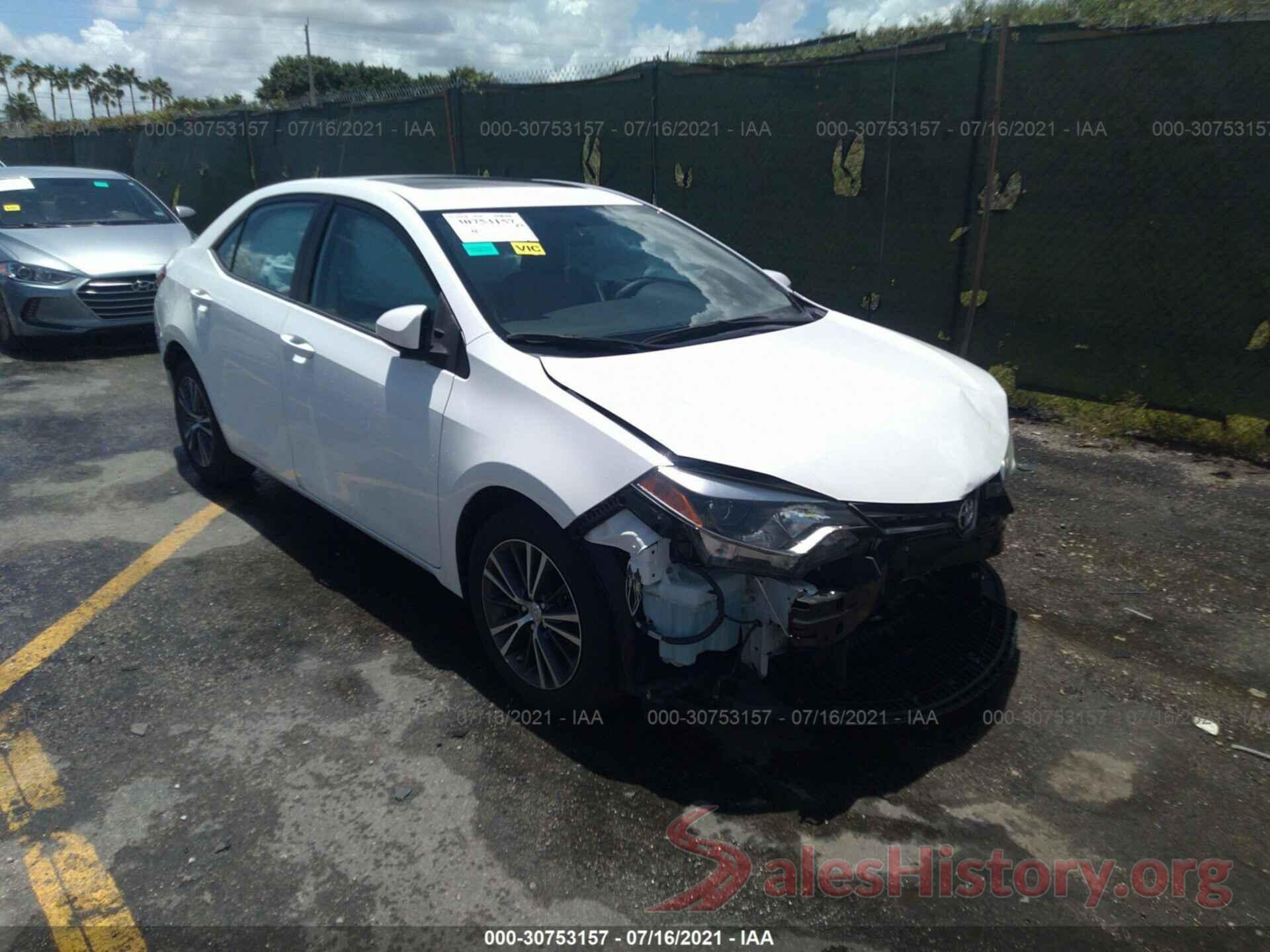 2T1BURHE2GC569059 2016 TOYOTA COROLLA