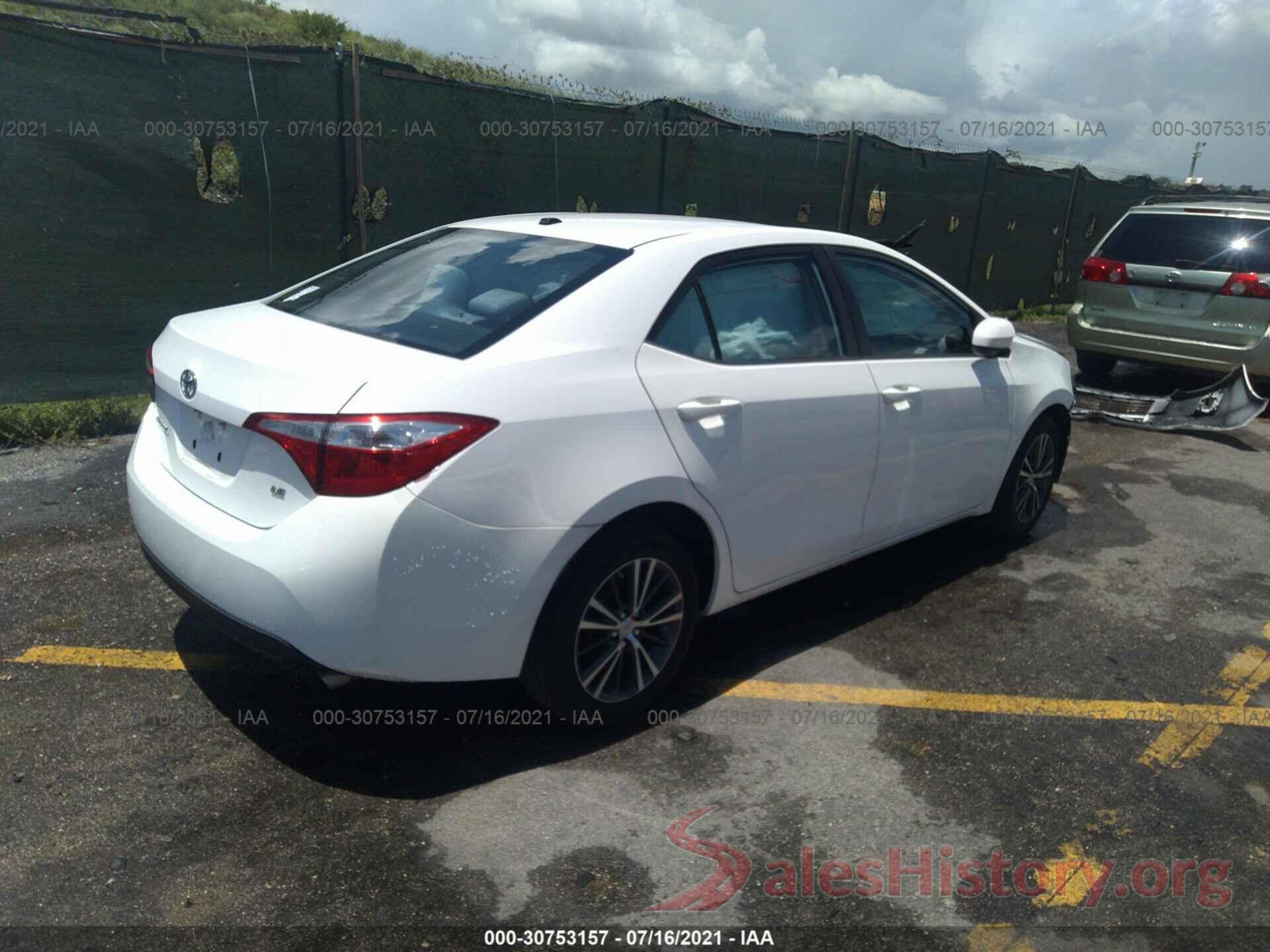 2T1BURHE2GC569059 2016 TOYOTA COROLLA