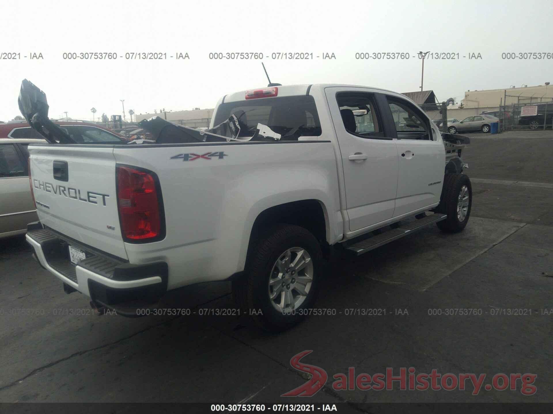 1GCGTCEN9M1182258 2021 CHEVROLET COLORADO