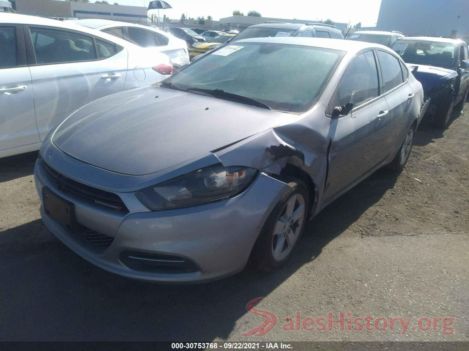 1C3CDFBB6GD538020 2016 DODGE DART