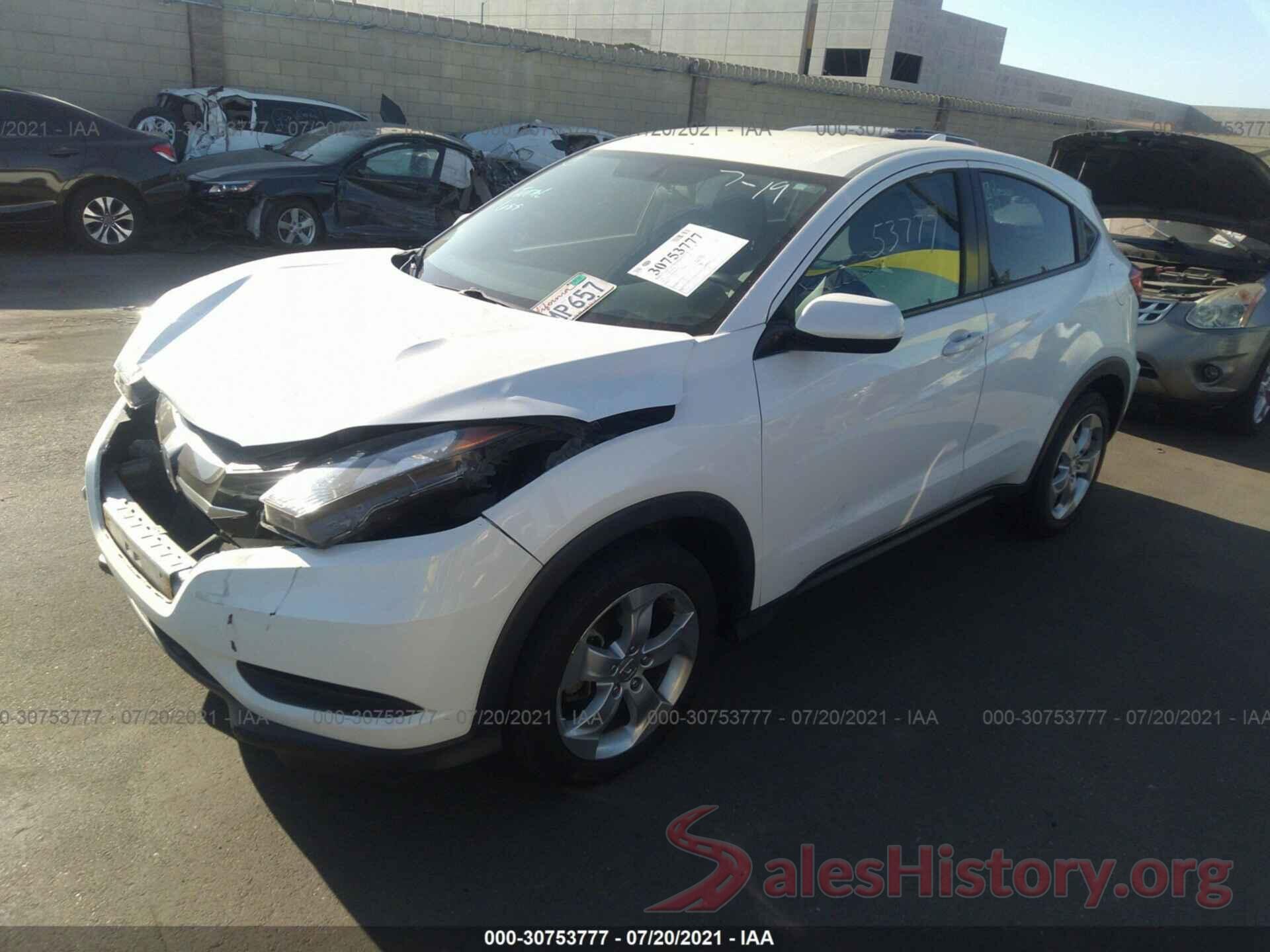 3CZRU5H30GM707401 2016 HONDA HR-V