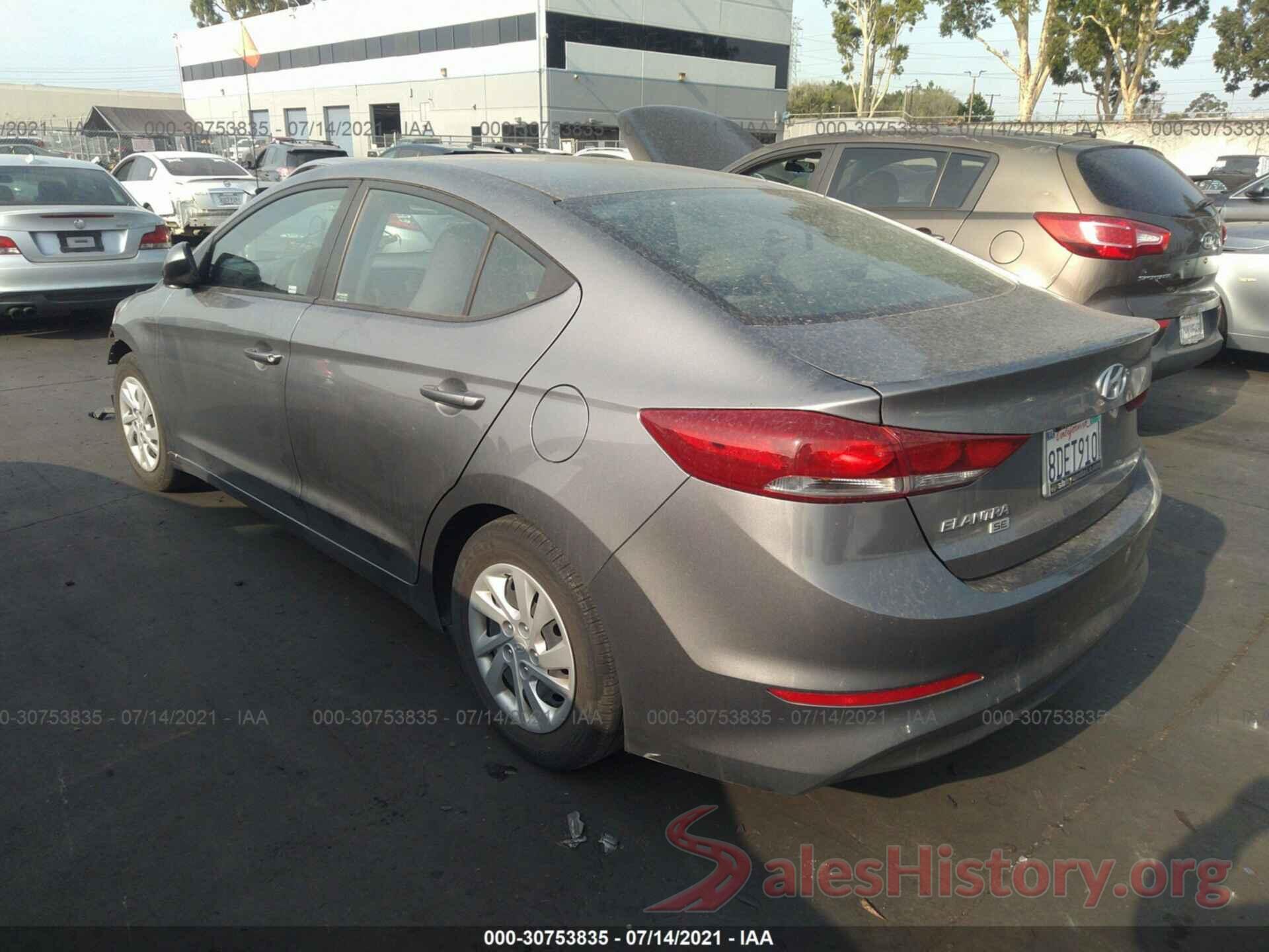 5NPD74LF4JH321726 2018 HYUNDAI ELANTRA