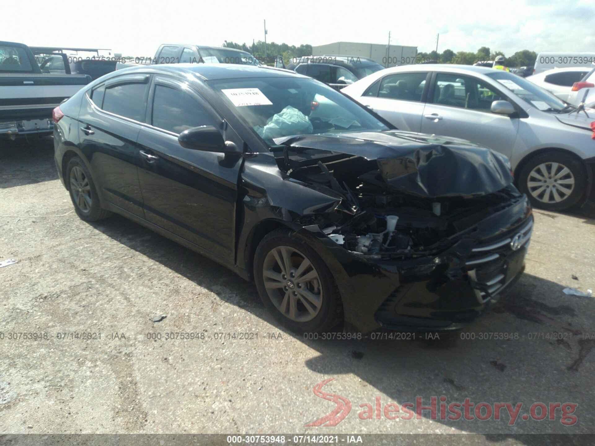 5NPD84LF3JH400852 2018 HYUNDAI ELANTRA