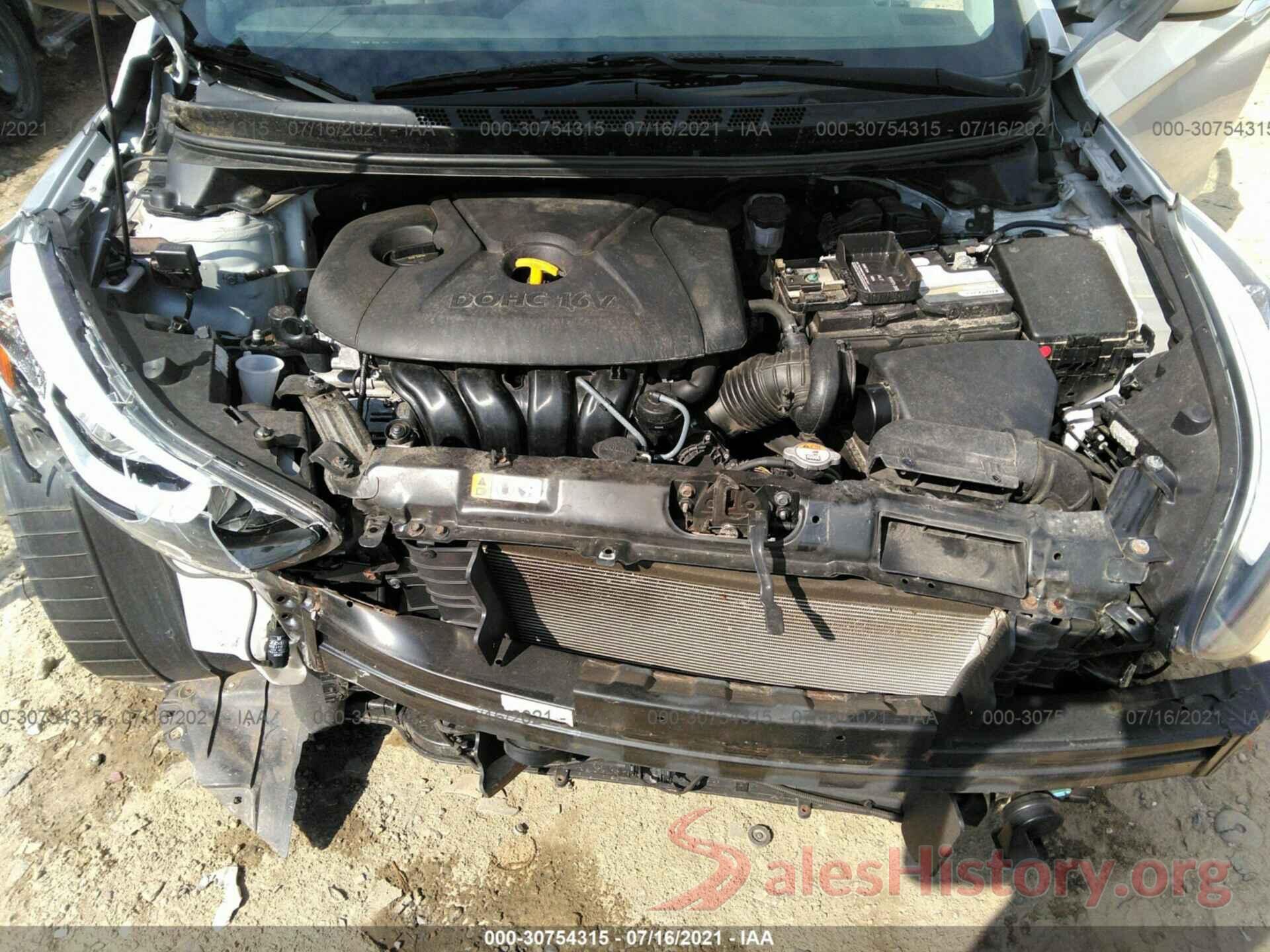 5NPDH4AE2GH684364 2016 HYUNDAI ELANTRA