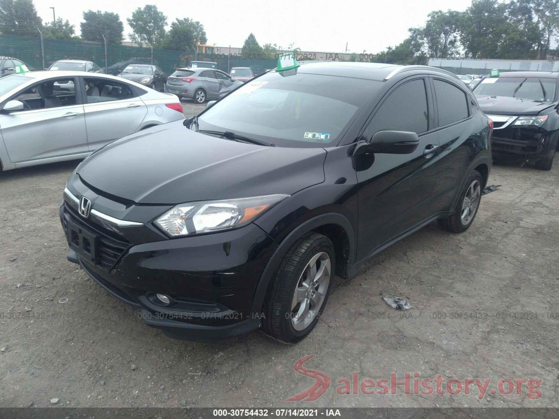 3CZRU6H76GM765070 2016 HONDA HR-V