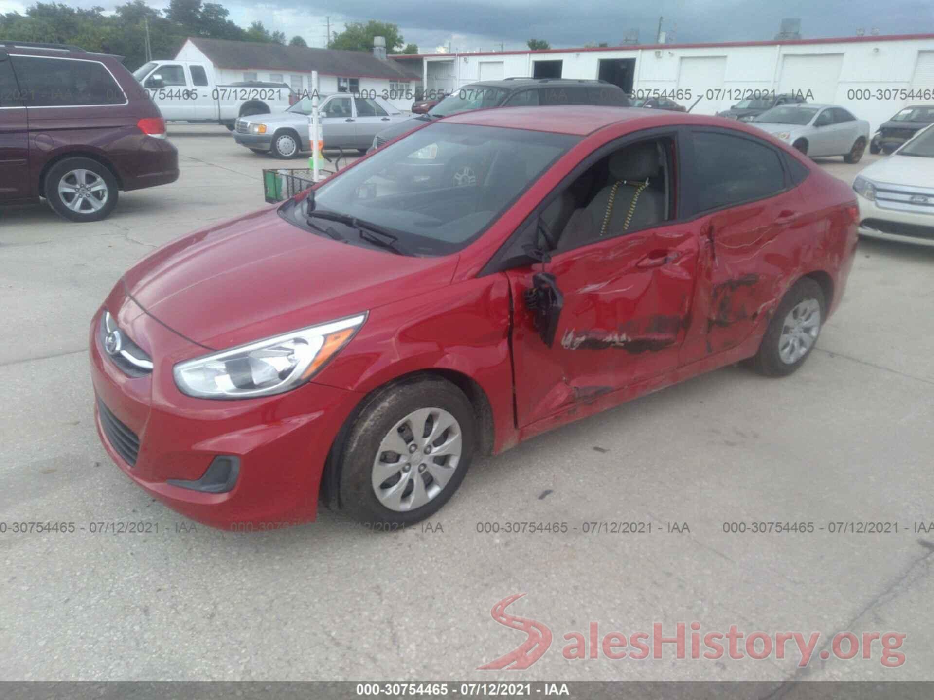 KMHCT4AE6GU057677 2016 HYUNDAI ACCENT