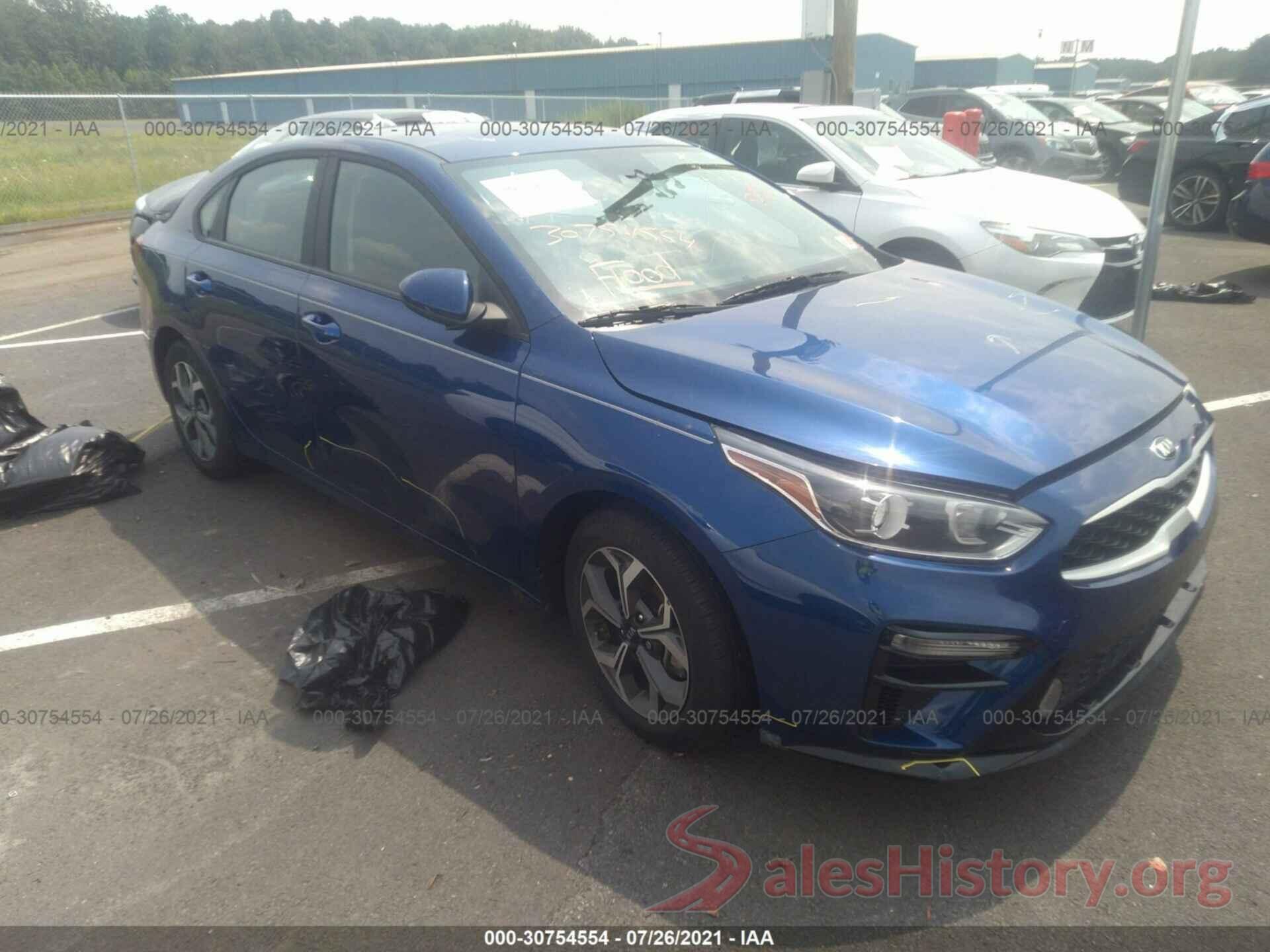 3KPF24AD6LE230960 2020 KIA FORTE