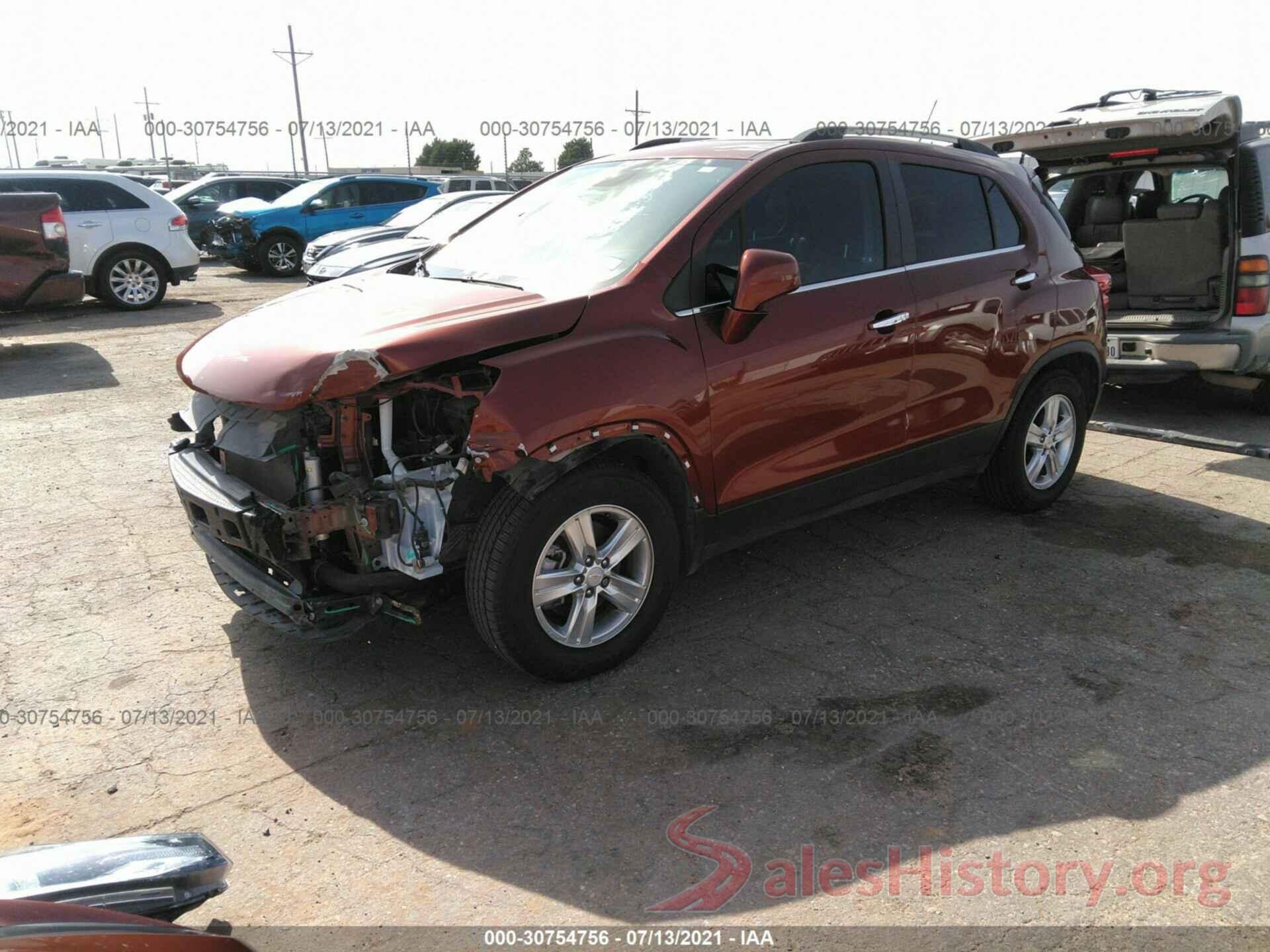 3GNCJLSB2KL237869 2019 CHEVROLET TRAX