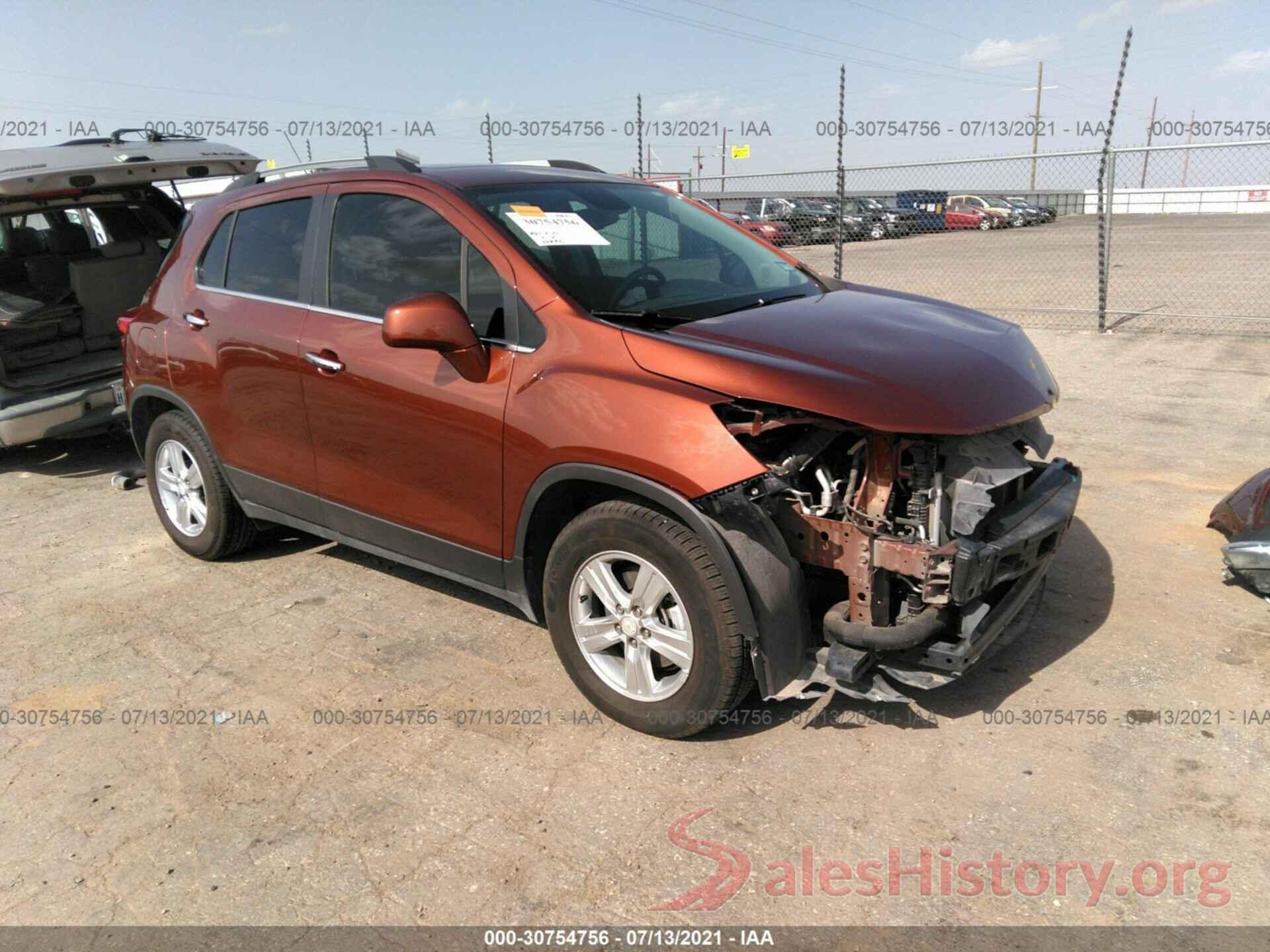 3GNCJLSB2KL237869 2019 CHEVROLET TRAX