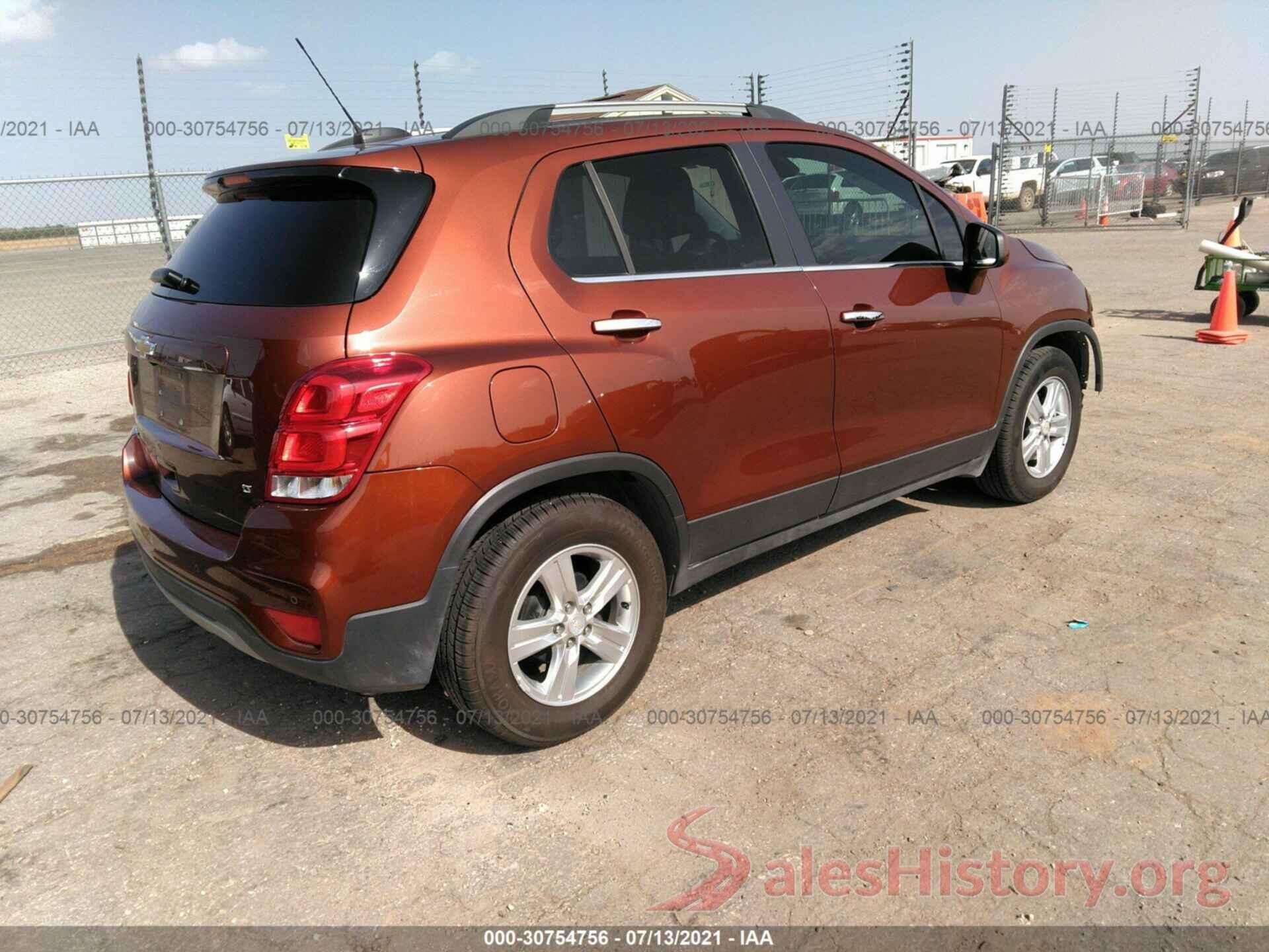 3GNCJLSB2KL237869 2019 CHEVROLET TRAX