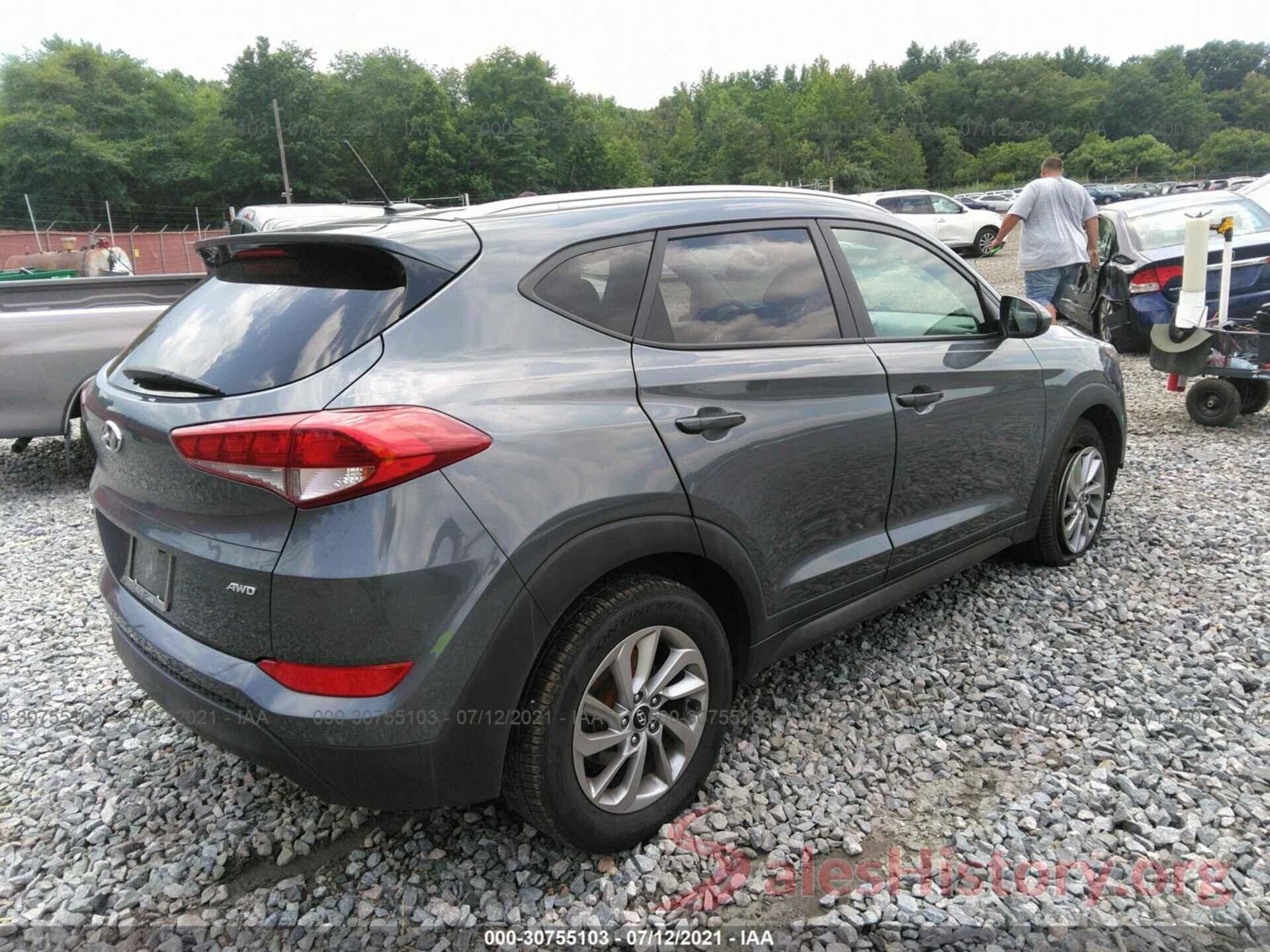 KM8J3CA41GU047843 2016 HYUNDAI TUCSON