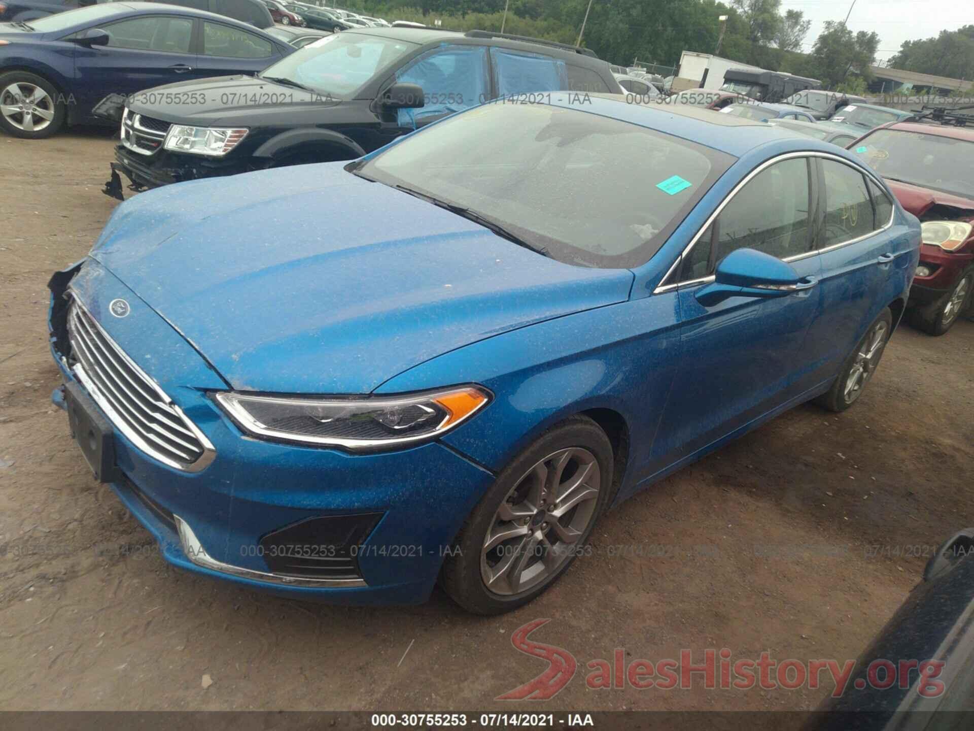 3FA6P0CD0KR271444 2019 FORD FUSION