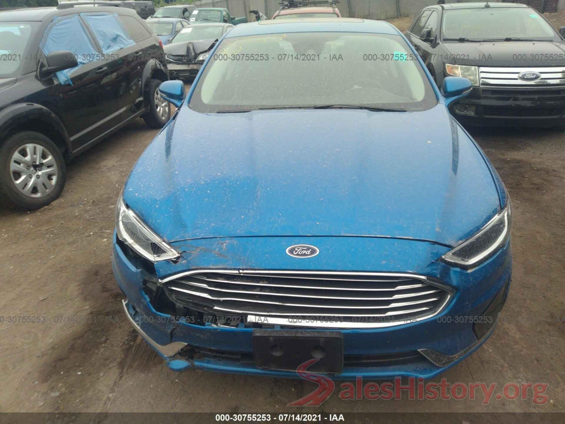 3FA6P0CD0KR271444 2019 FORD FUSION