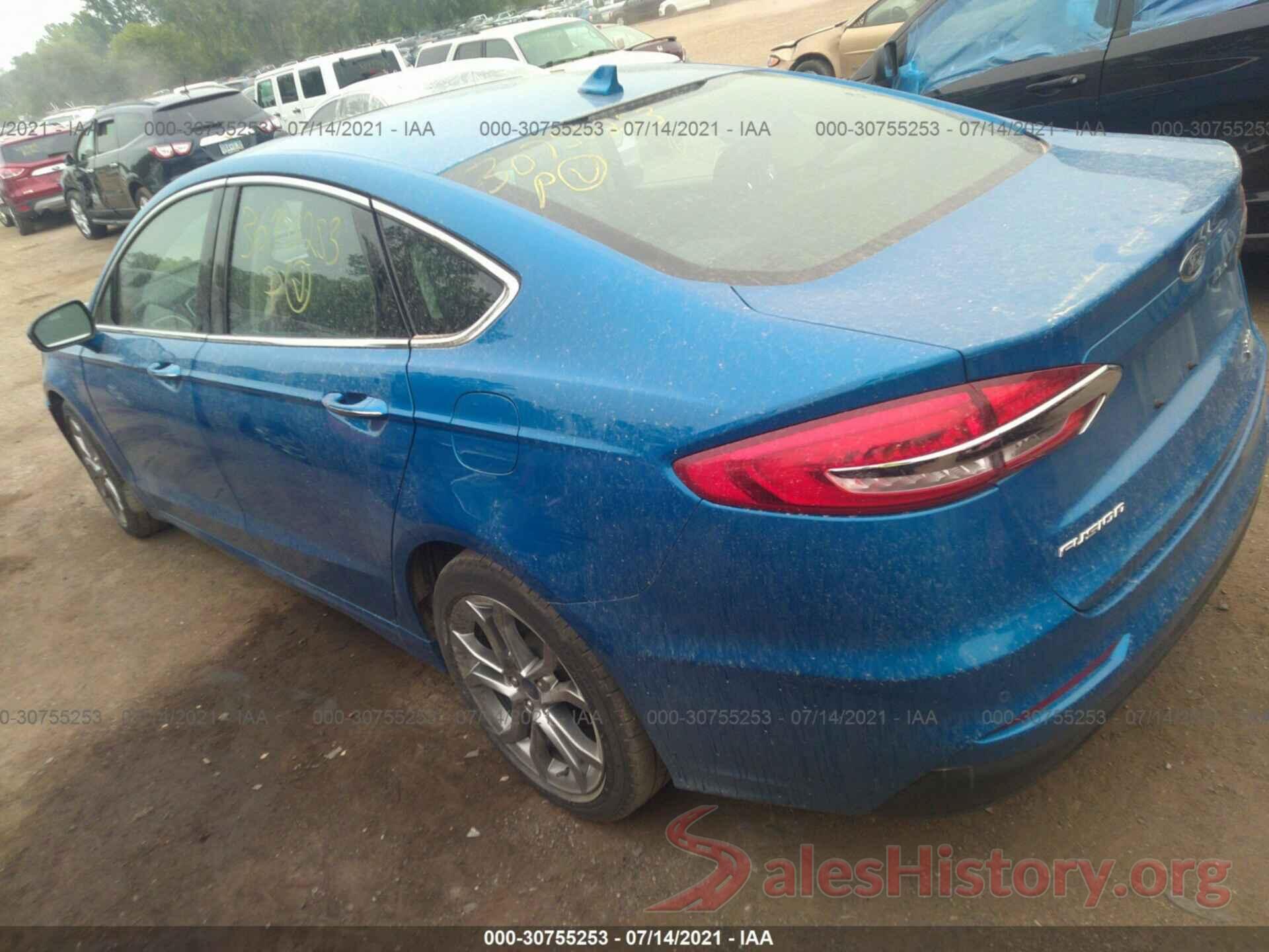 3FA6P0CD0KR271444 2019 FORD FUSION