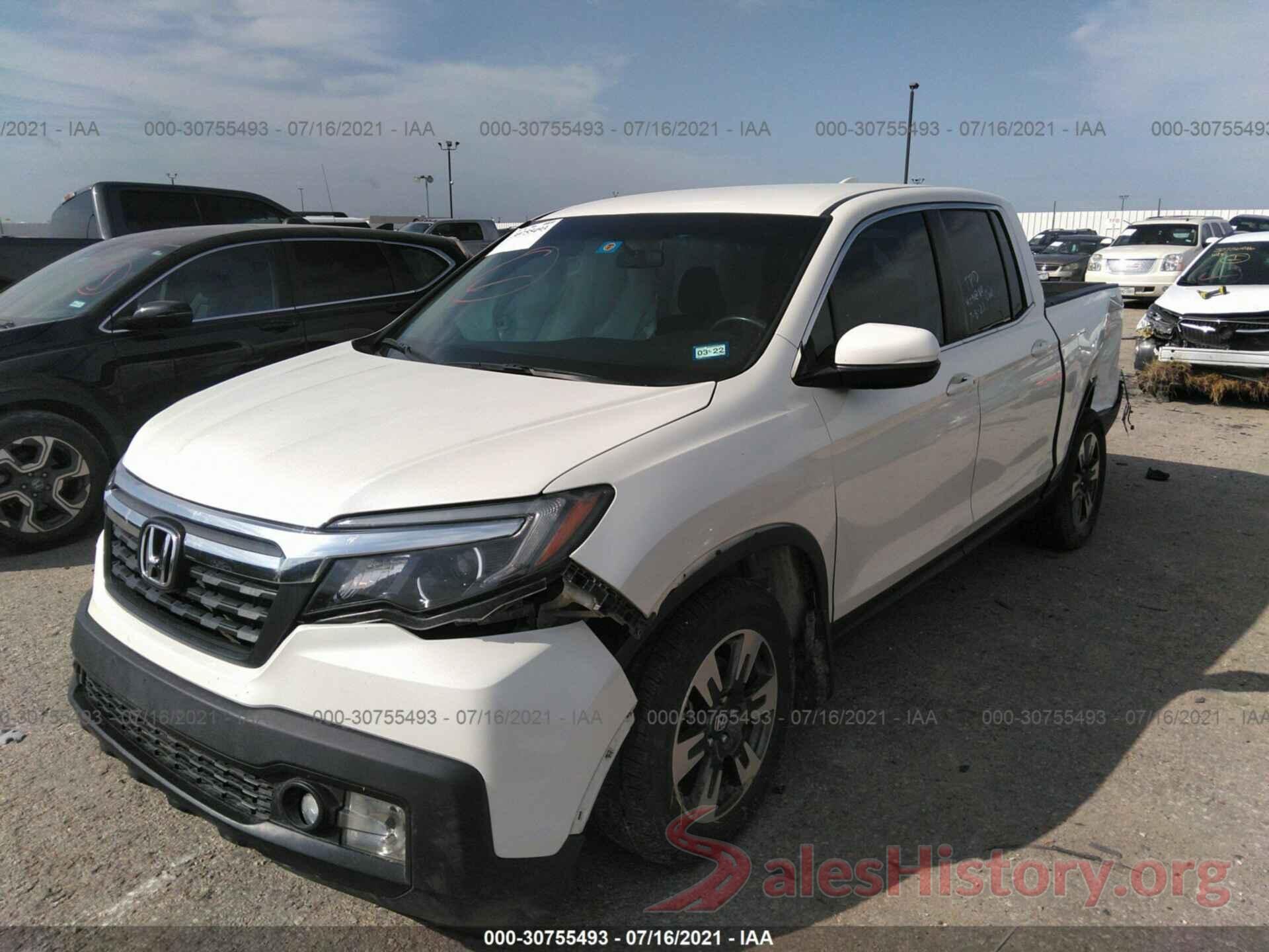 5FPYK3F55HB011100 2017 HONDA RIDGELINE