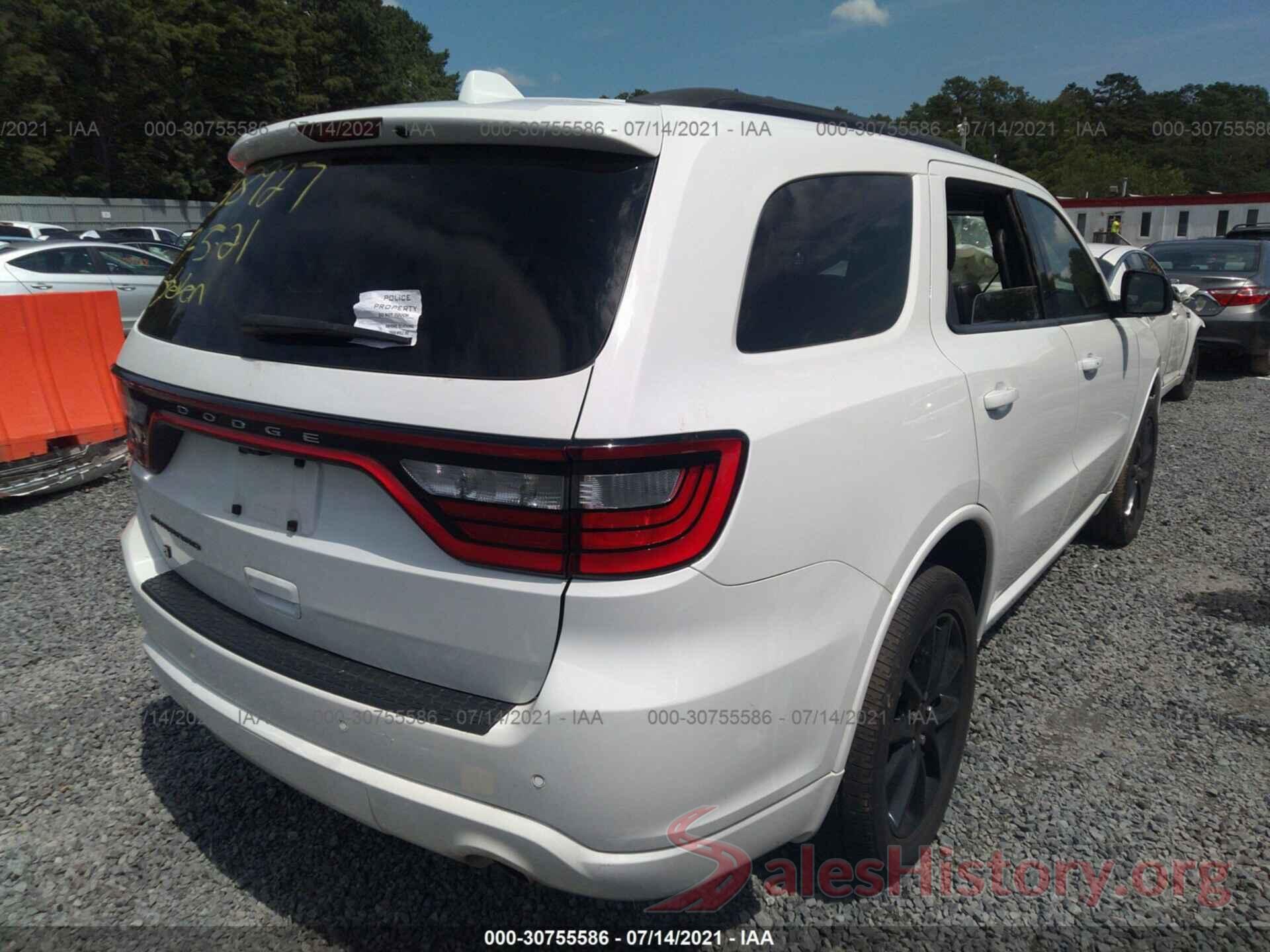 1C4RDJDG0JC307922 2018 DODGE DURANGO