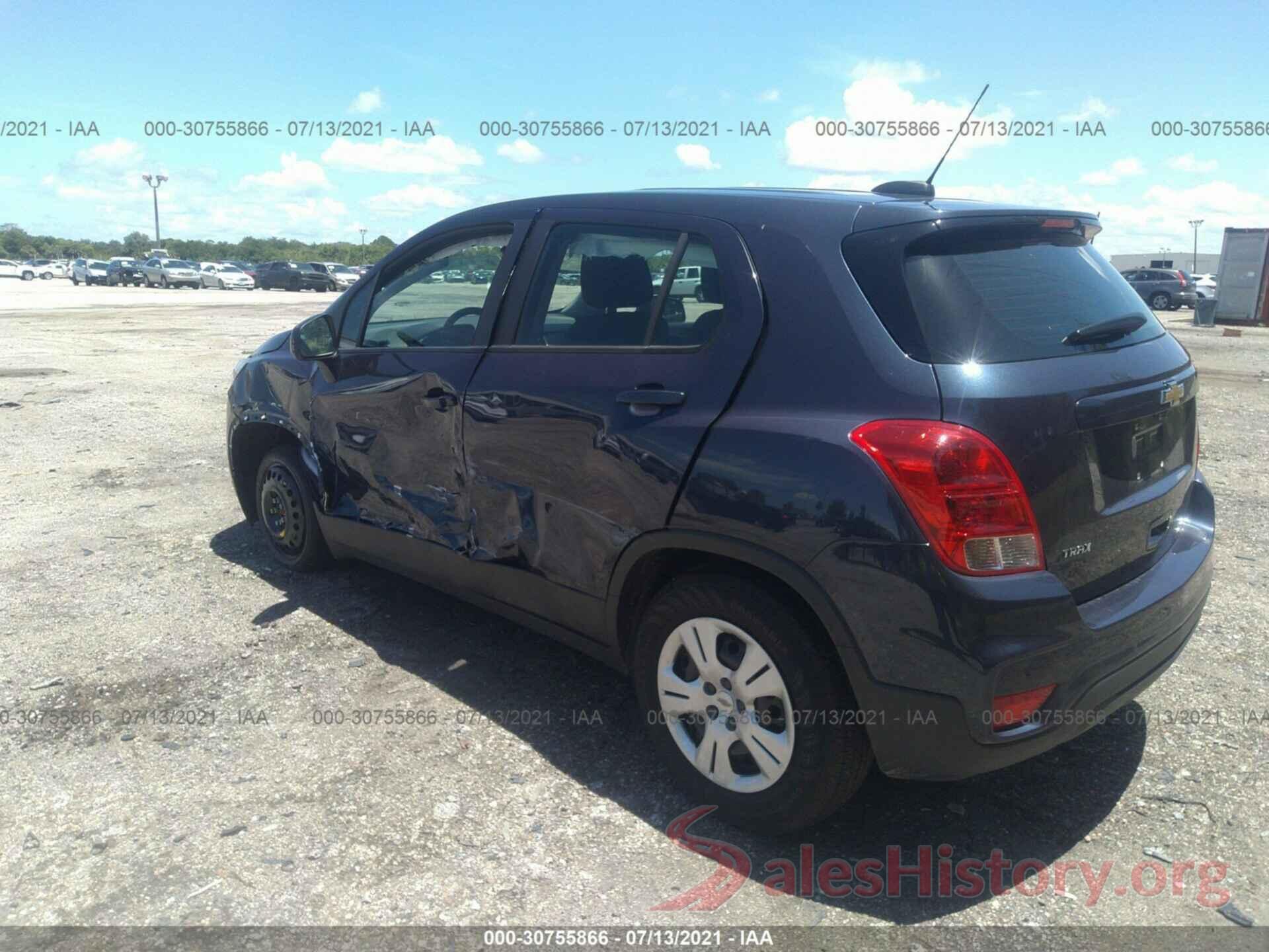 3GNCJKSB5KL170159 2019 CHEVROLET TRAX