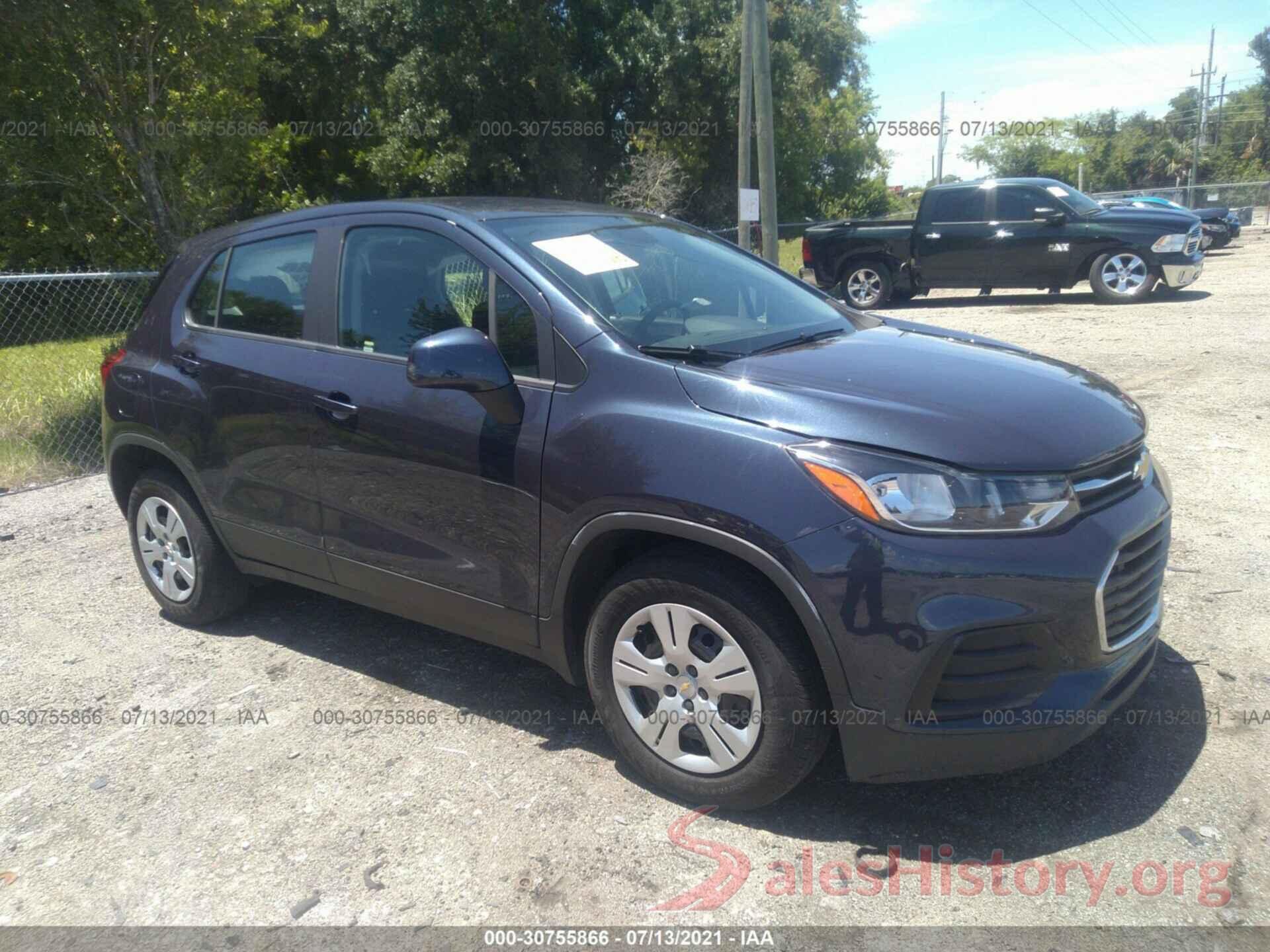 3GNCJKSB5KL170159 2019 CHEVROLET TRAX