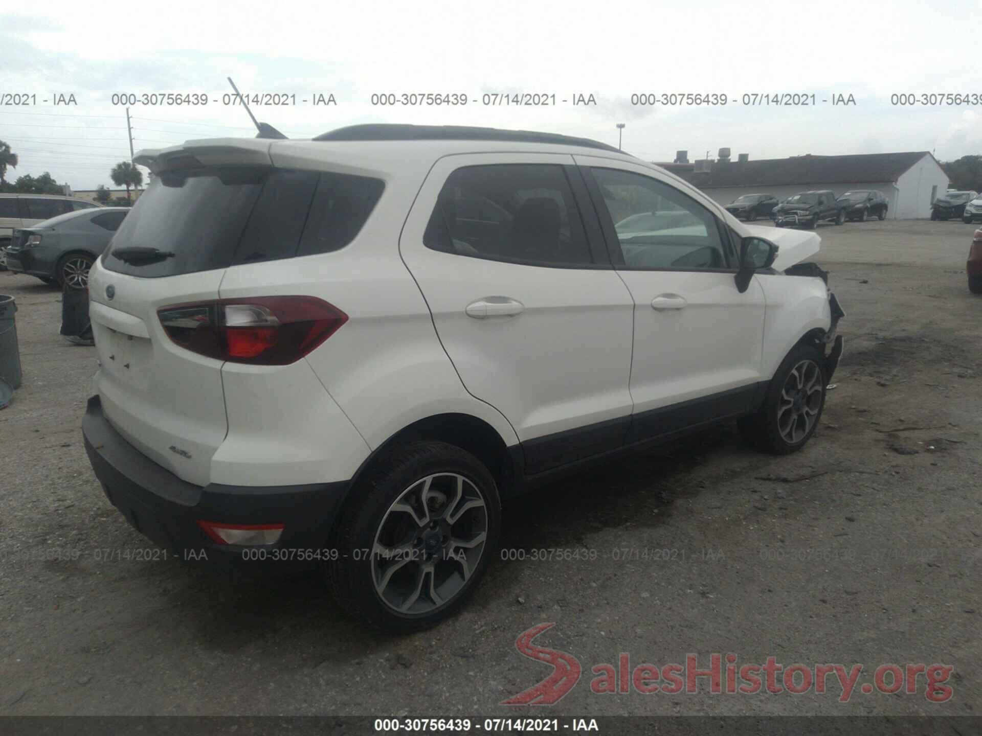 MAJ6S3JL5KC274851 2019 FORD ECOSPORT