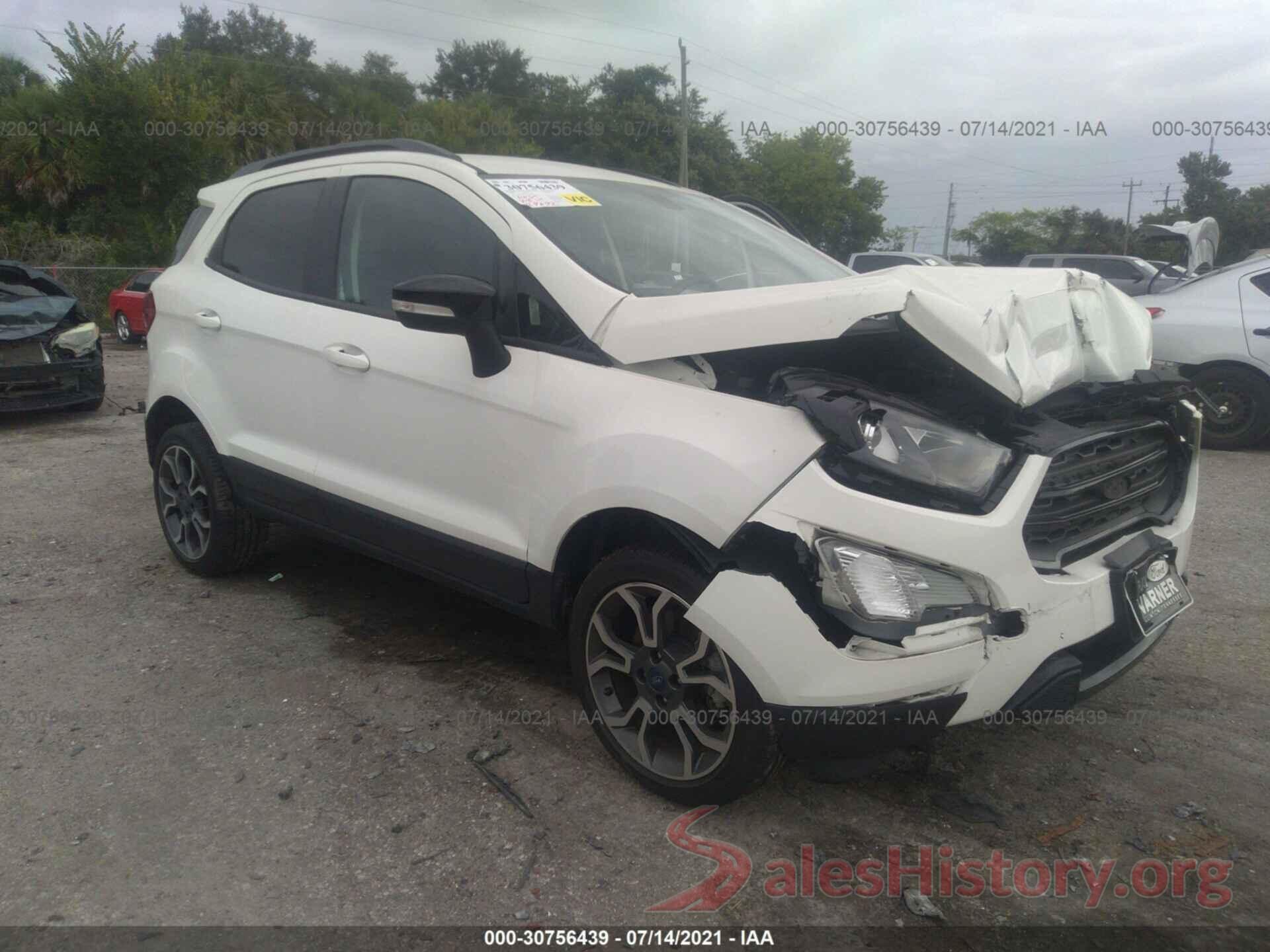 MAJ6S3JL5KC274851 2019 FORD ECOSPORT