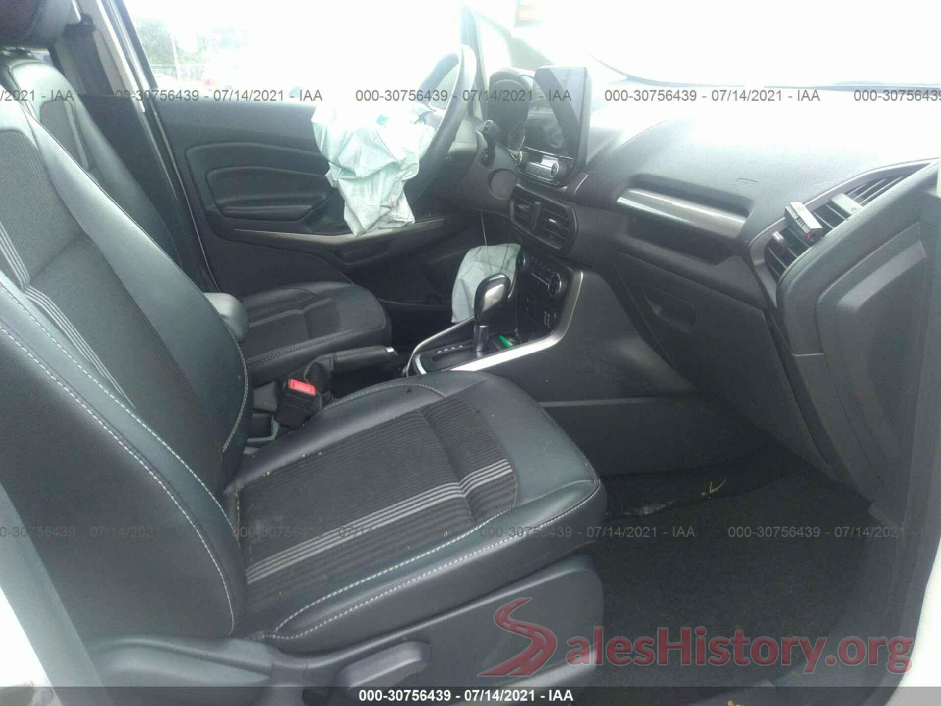 MAJ6S3JL5KC274851 2019 FORD ECOSPORT