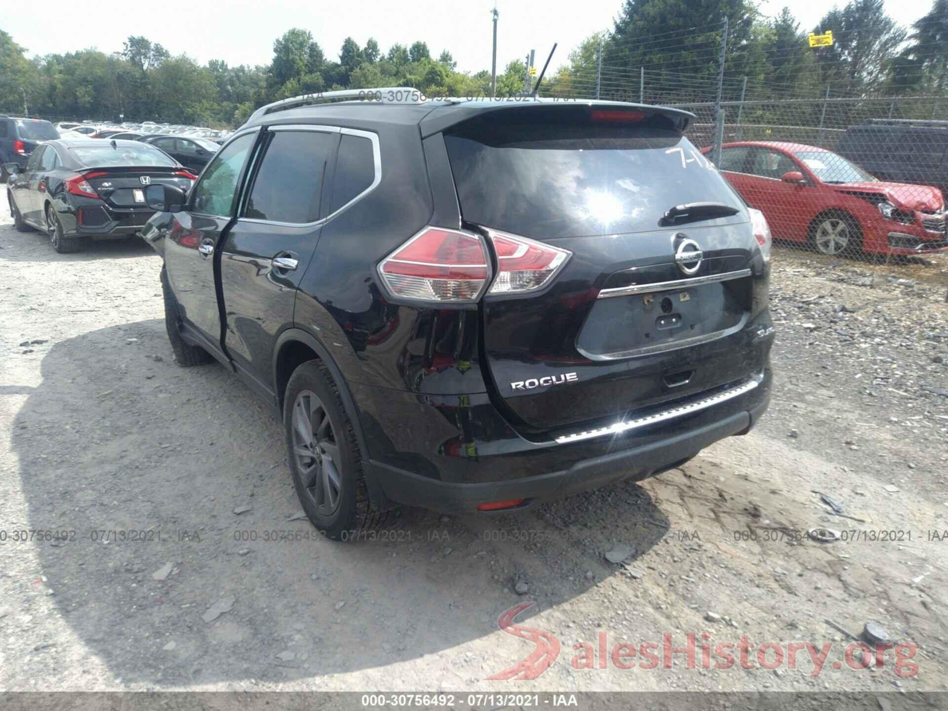 5N1AT2MV4GC900871 2016 NISSAN ROGUE