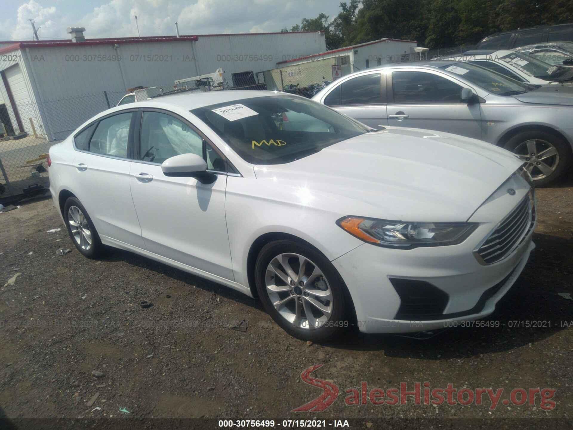 3FA6P0HD4LR105244 2020 FORD FUSION