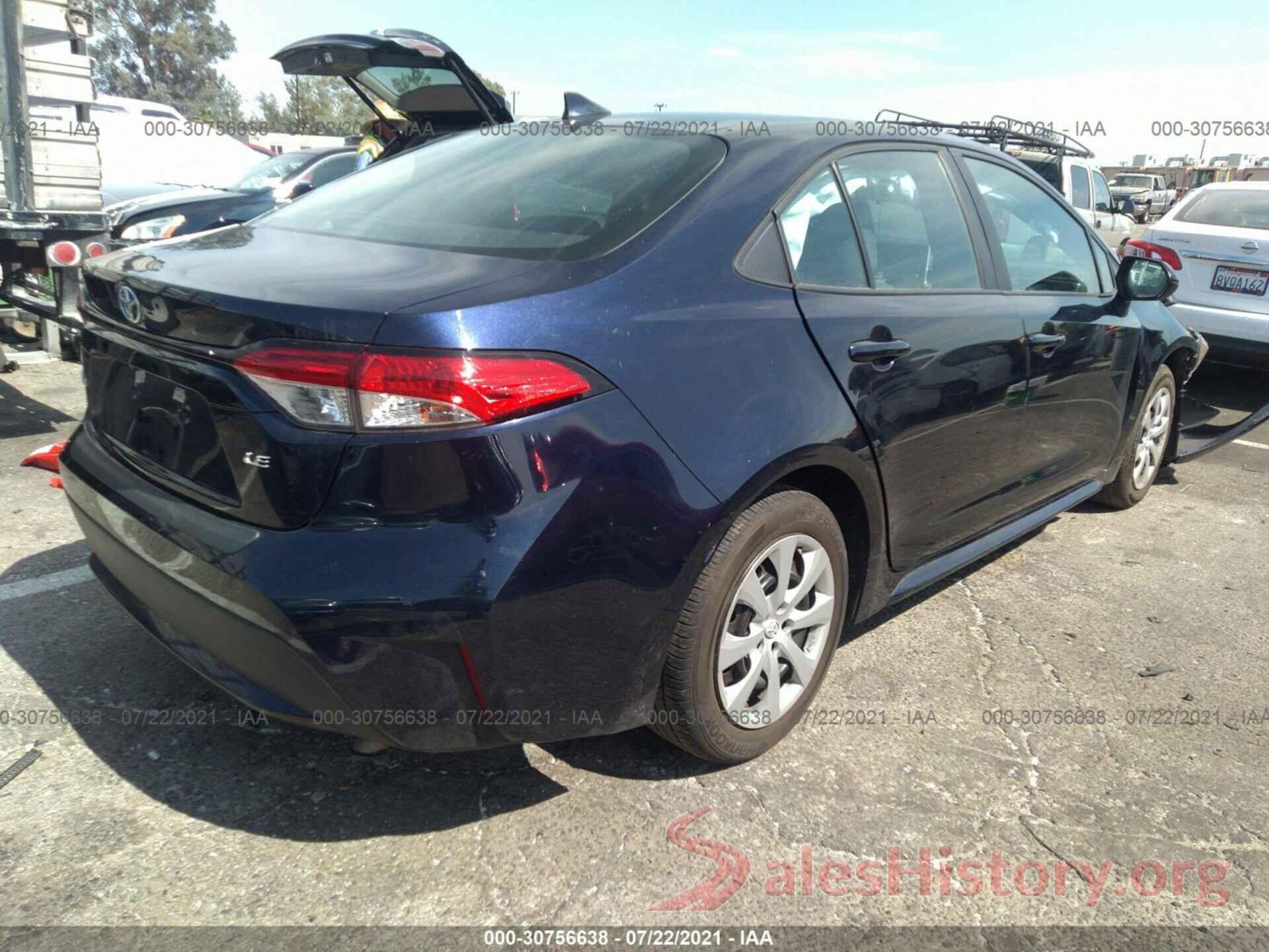 5YFEPRAE1LP057477 2020 TOYOTA COROLLA