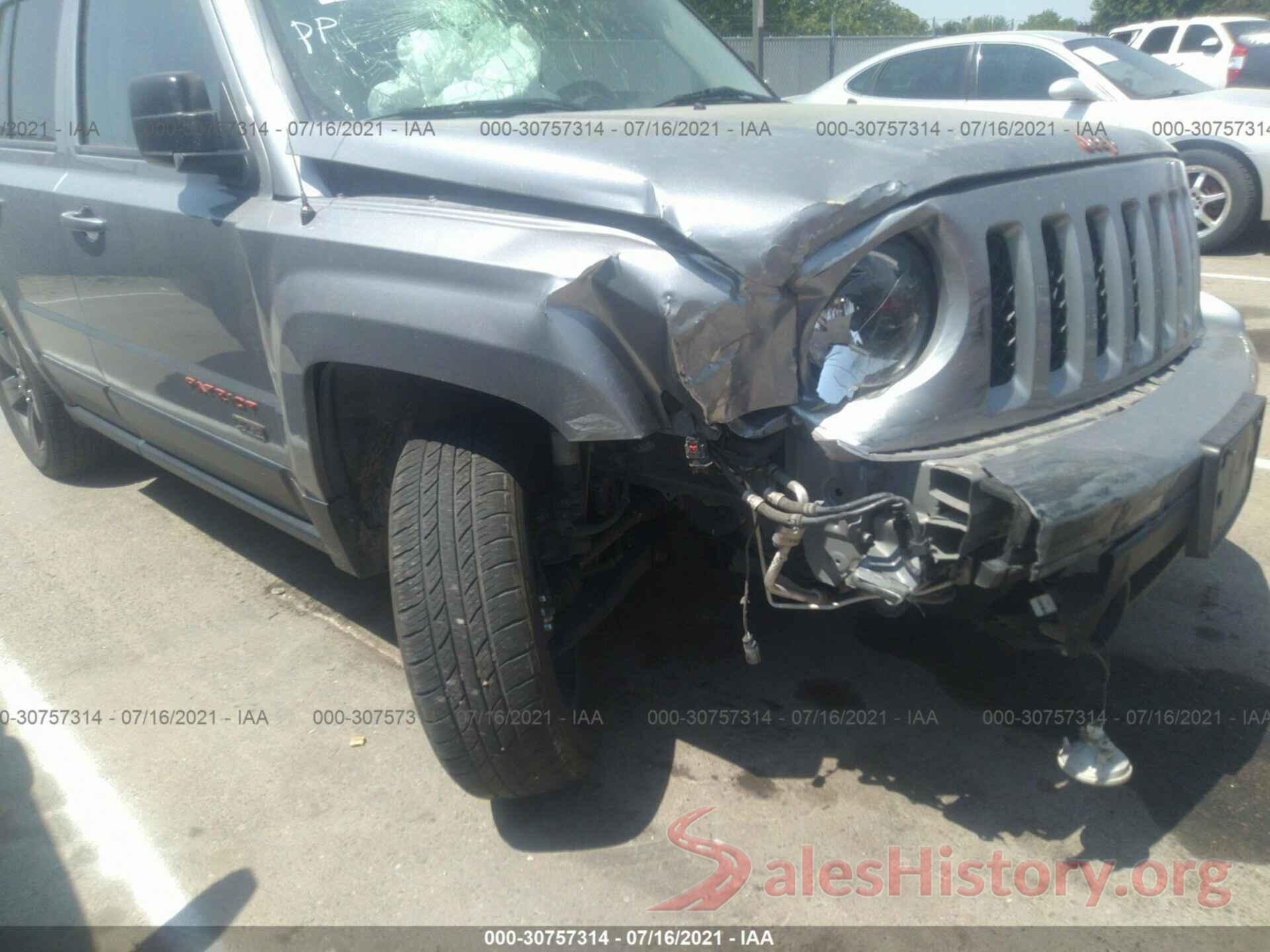 1C4NJPBB5GD754489 2016 JEEP PATRIOT