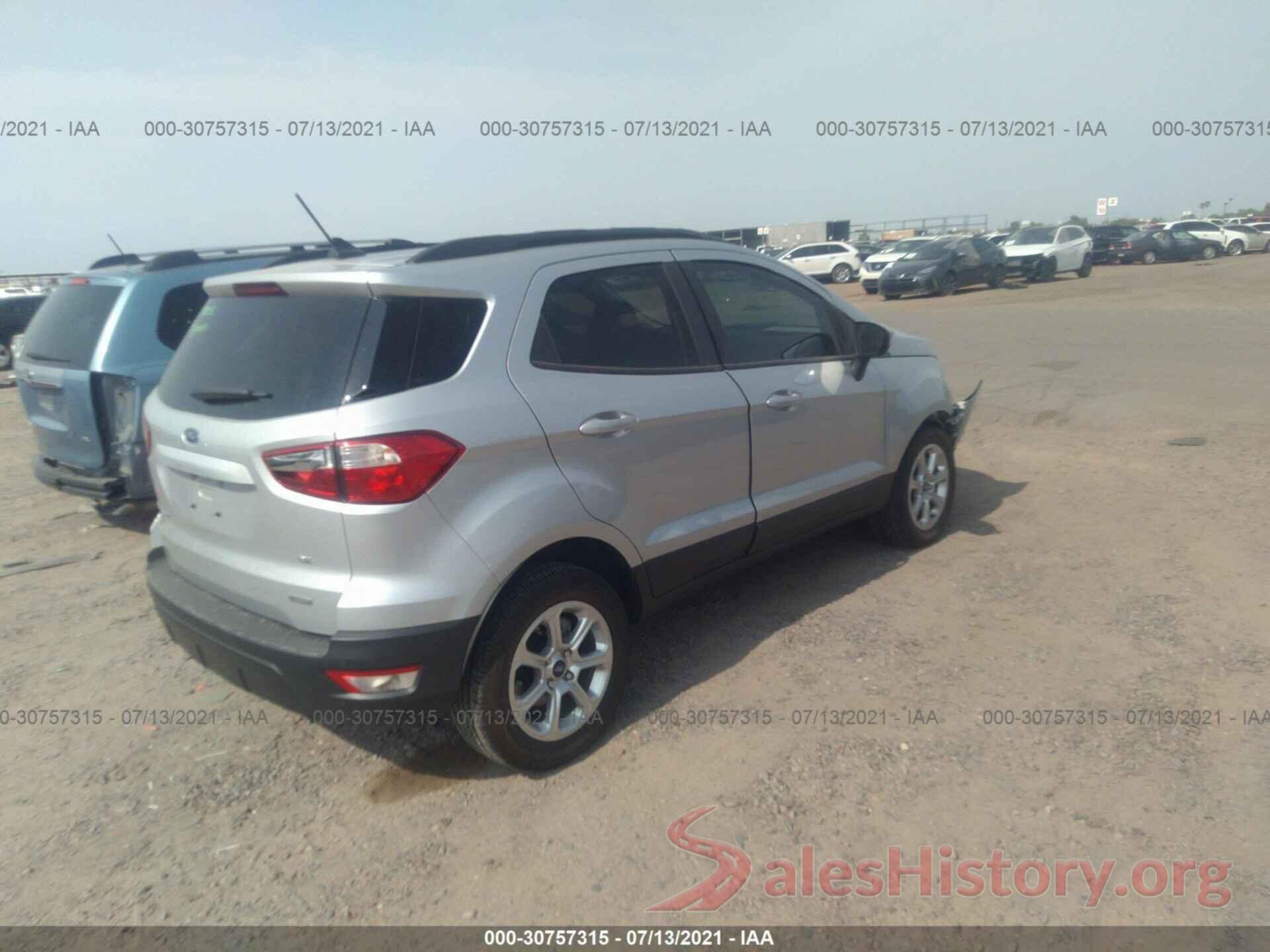 MAJ3S2GE4LC370283 2020 FORD ECOSPORT