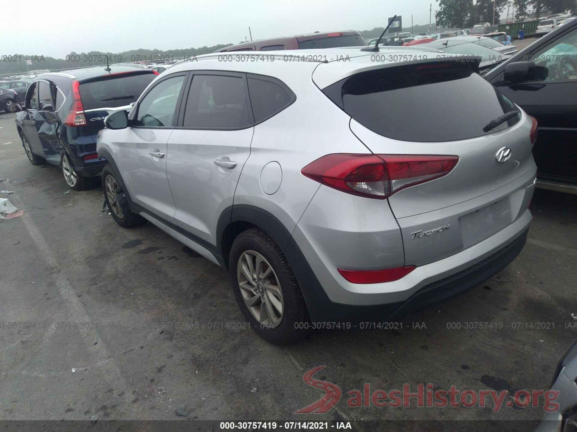 KM8J3CA45HU481345 2017 HYUNDAI TUCSON