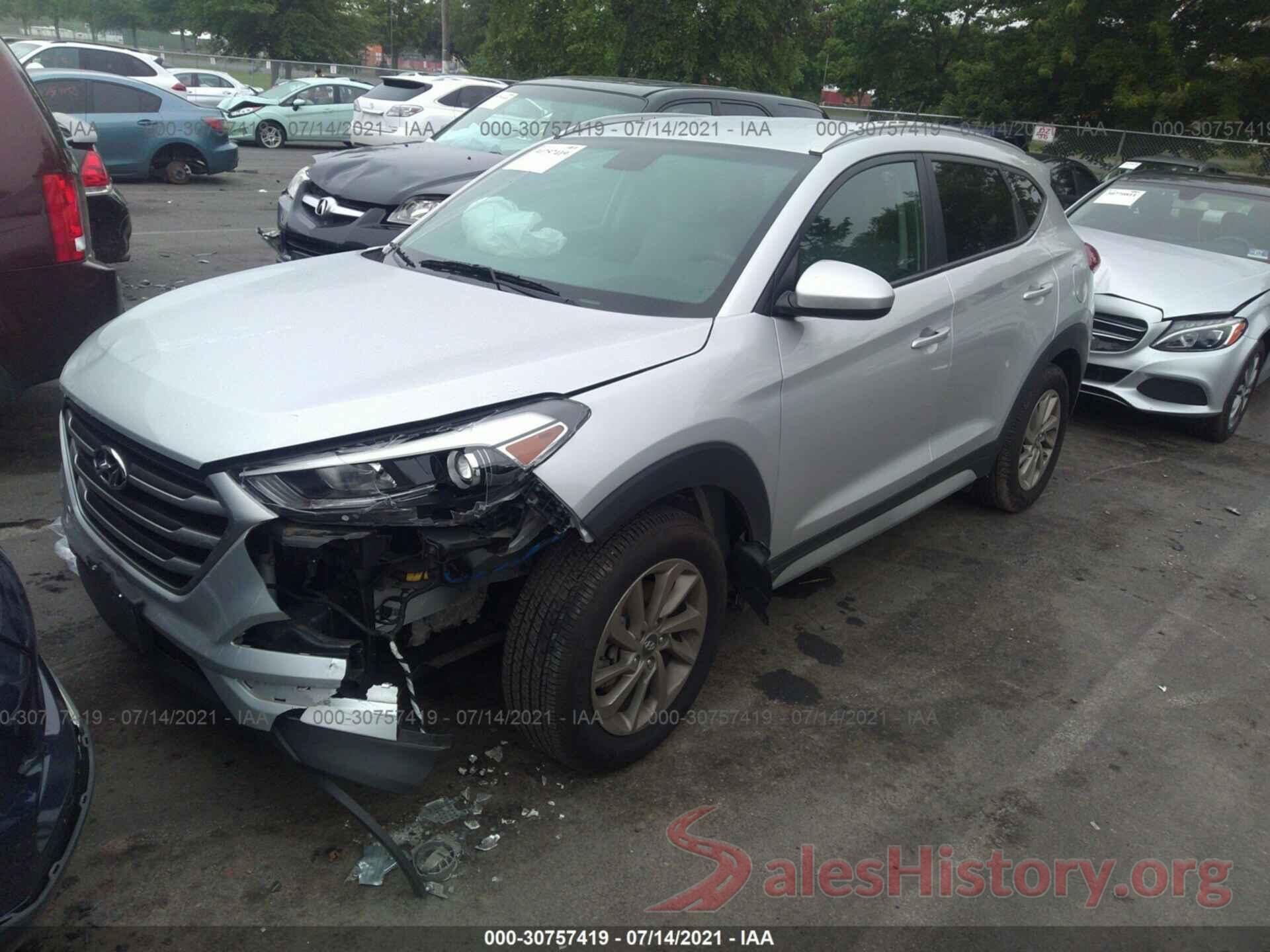 KM8J3CA45HU481345 2017 HYUNDAI TUCSON