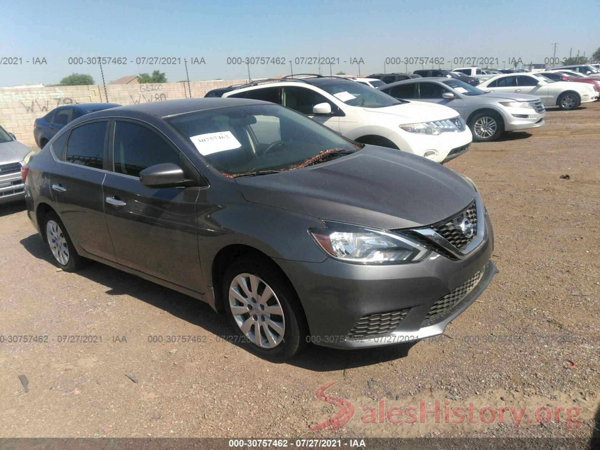 3N1AB7AP3KY284688 2019 NISSAN SENTRA