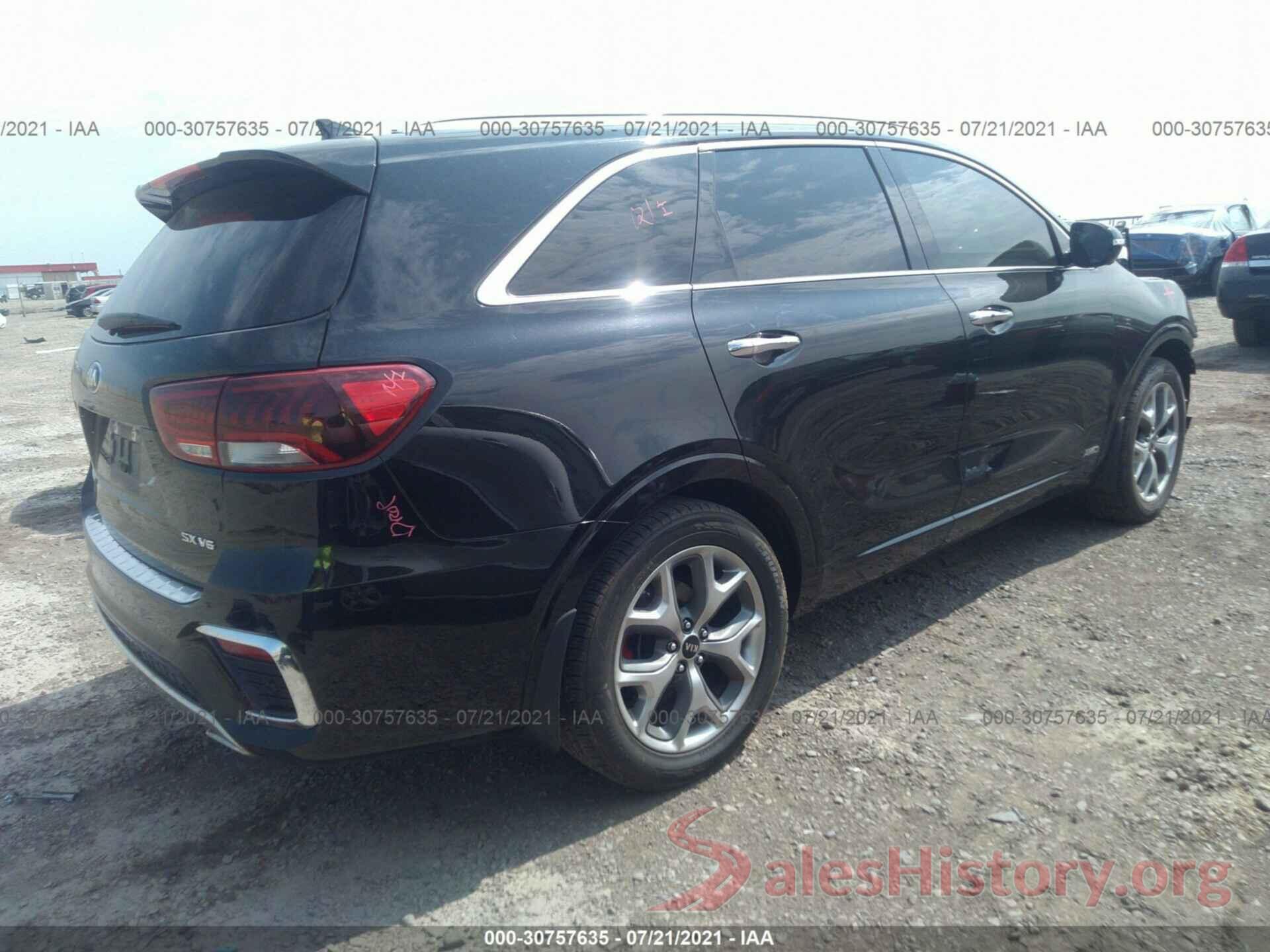 5XYPKDA54KG510813 2019 KIA SORENTO