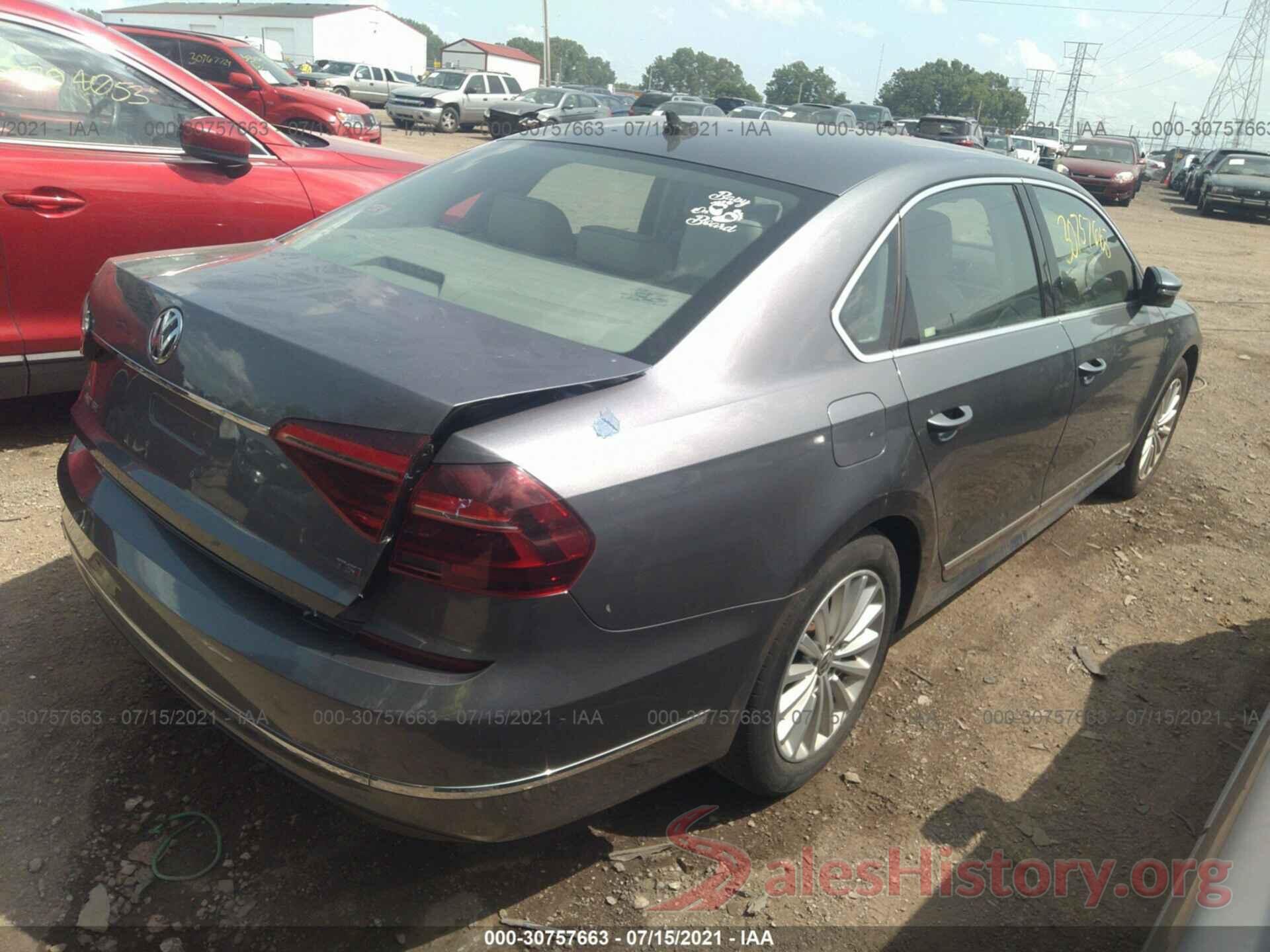 1VWBT7A36HC051821 2017 VOLKSWAGEN PASSAT