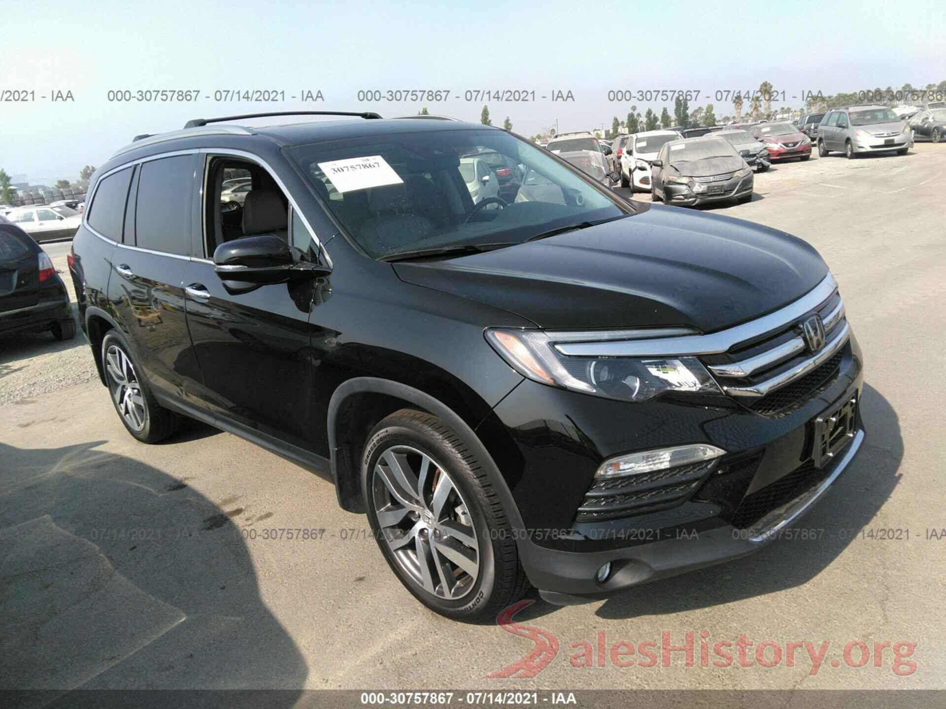 5FNYF6H96GB060674 2016 HONDA PILOT